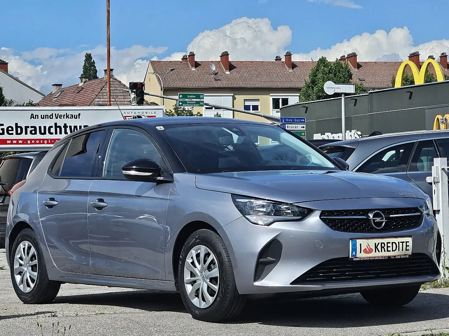 Opel Corsa 1,2 Edition Lim. Nur 53000 KM! 1-Hand Pickerl+S... Grau - 1