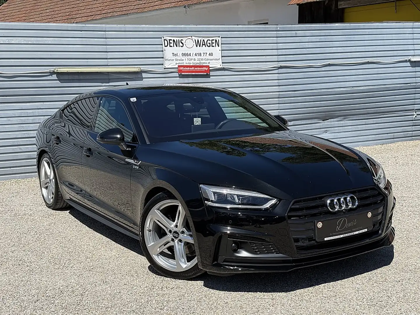 Audi A5 SB 2,0 TFSI 3xS-Line  S-tronic Schwarz - 2
