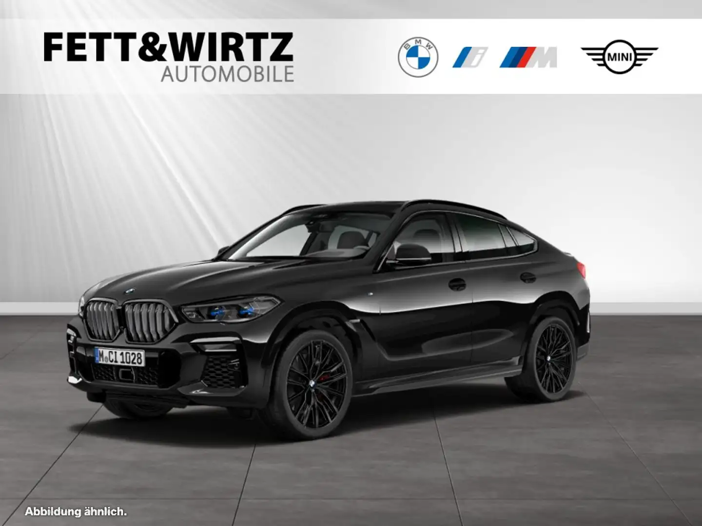 BMW X6 M50i AHK|IconicGlow|Pano|Standhzg.|H/K Noir - 1