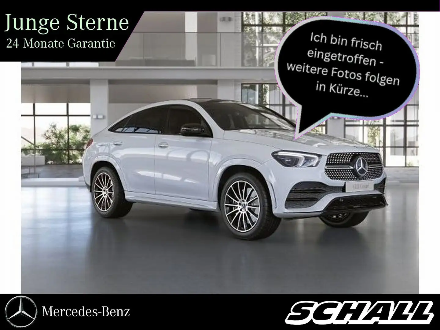 Mercedes-Benz GLE 400 d 4M COUPÉ AMG+NIGHT+AIR+DIST+AHK+360° Weiß - 1