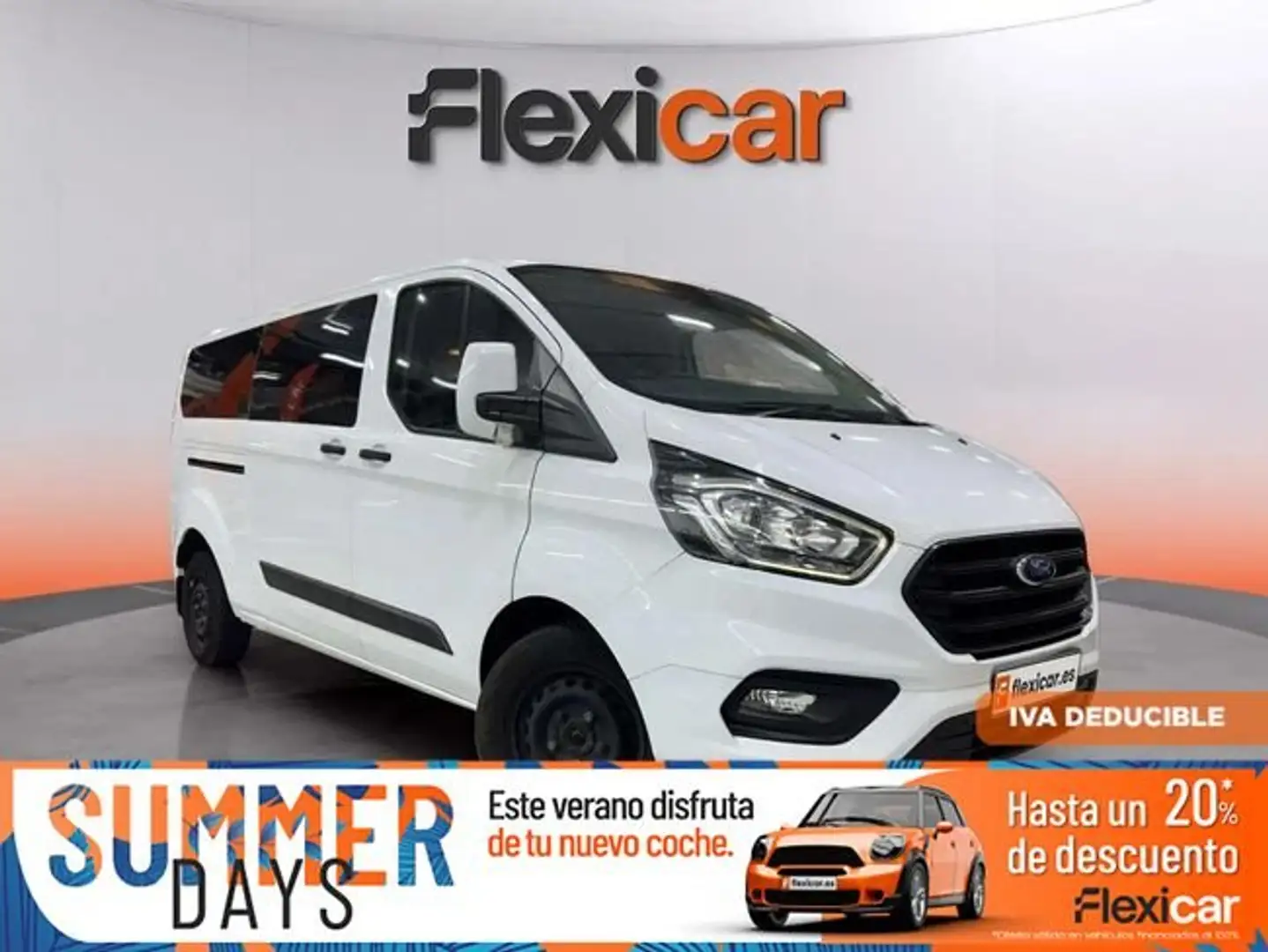 Ford Transit Custom L2H1+Kombi+Trend+9-+Sitzer+2.0+EcoBlue Blanco - 1