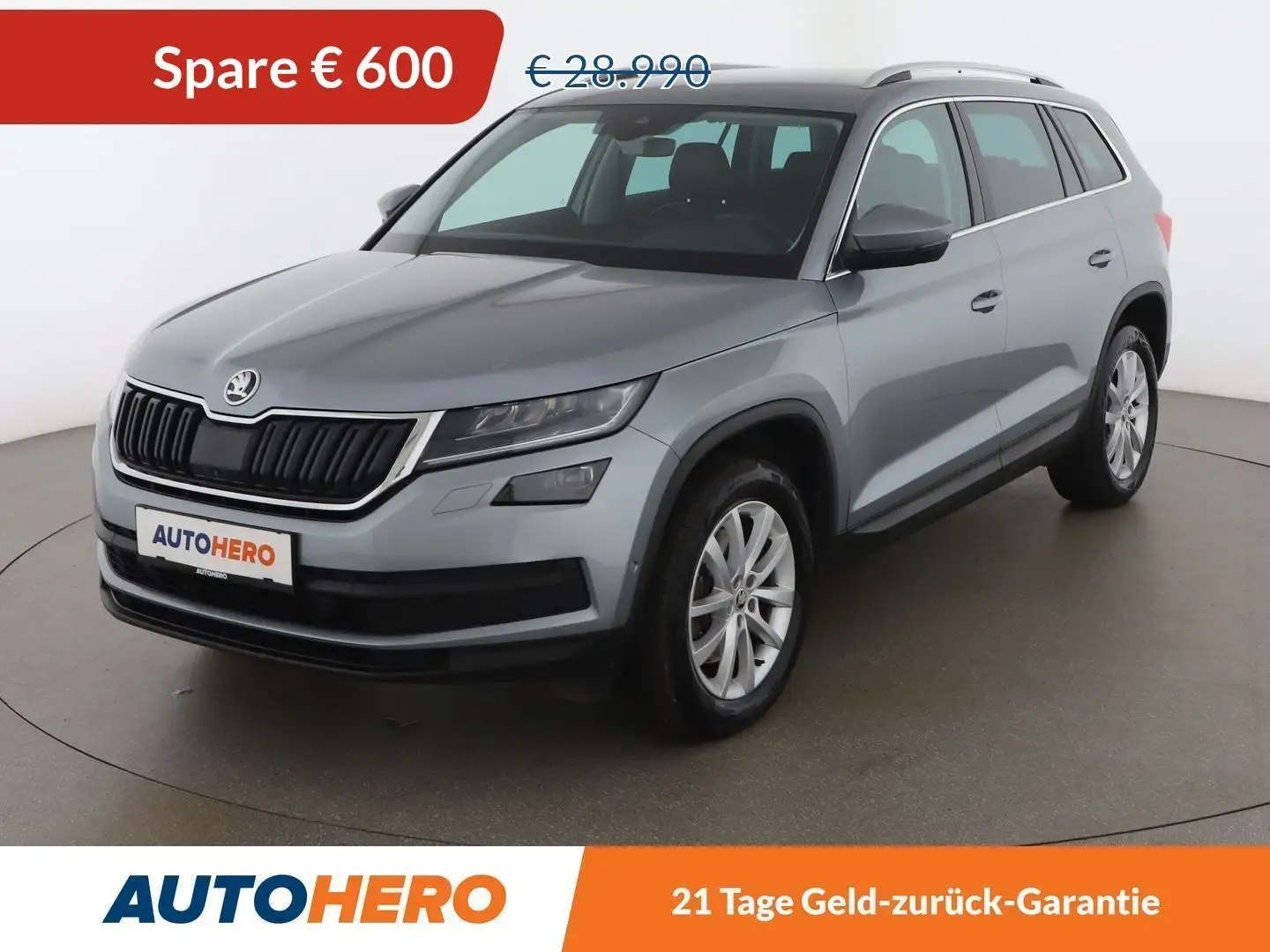 Skoda Kodiaq 2.0 TDI Style 4x4 Aut. *7SITZ*LED*ACC*NAVI*360°* Šedá - 1