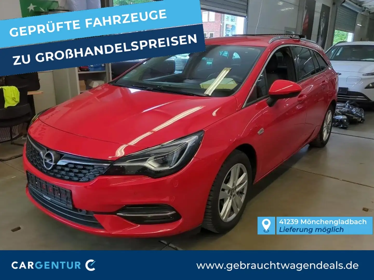 Opel Astra K 1.2 Turbo Elegance AHK Rouge - 1