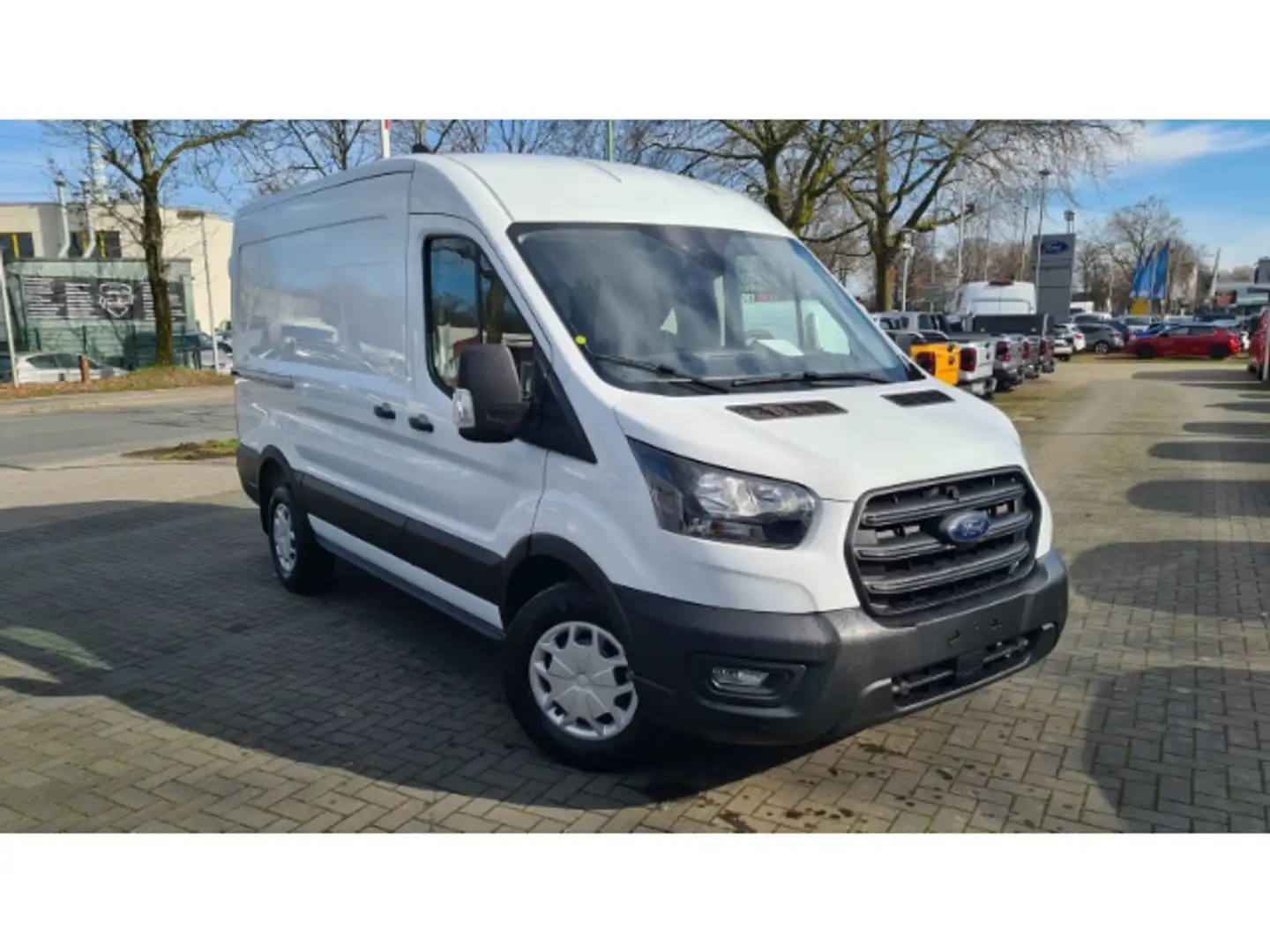 Ford Transit Kasten 350 L2 Trend 2.0 TDCi DPF EU6d, GJR Blanc - 1