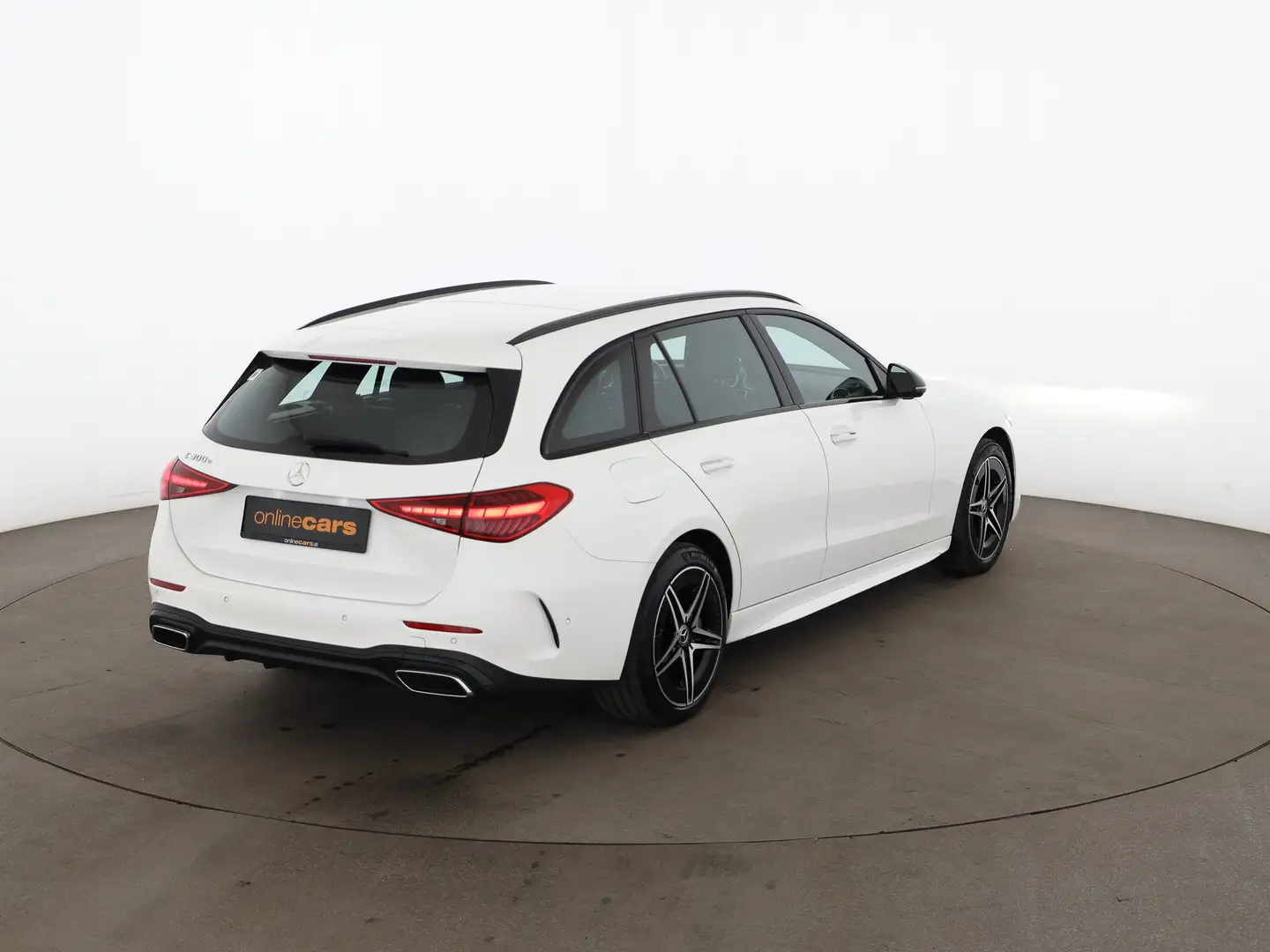 Mercedes-Benz C 300 T e AMG-Line Aut LED AHK LEDER NAVI MEMORY Weiß - 2