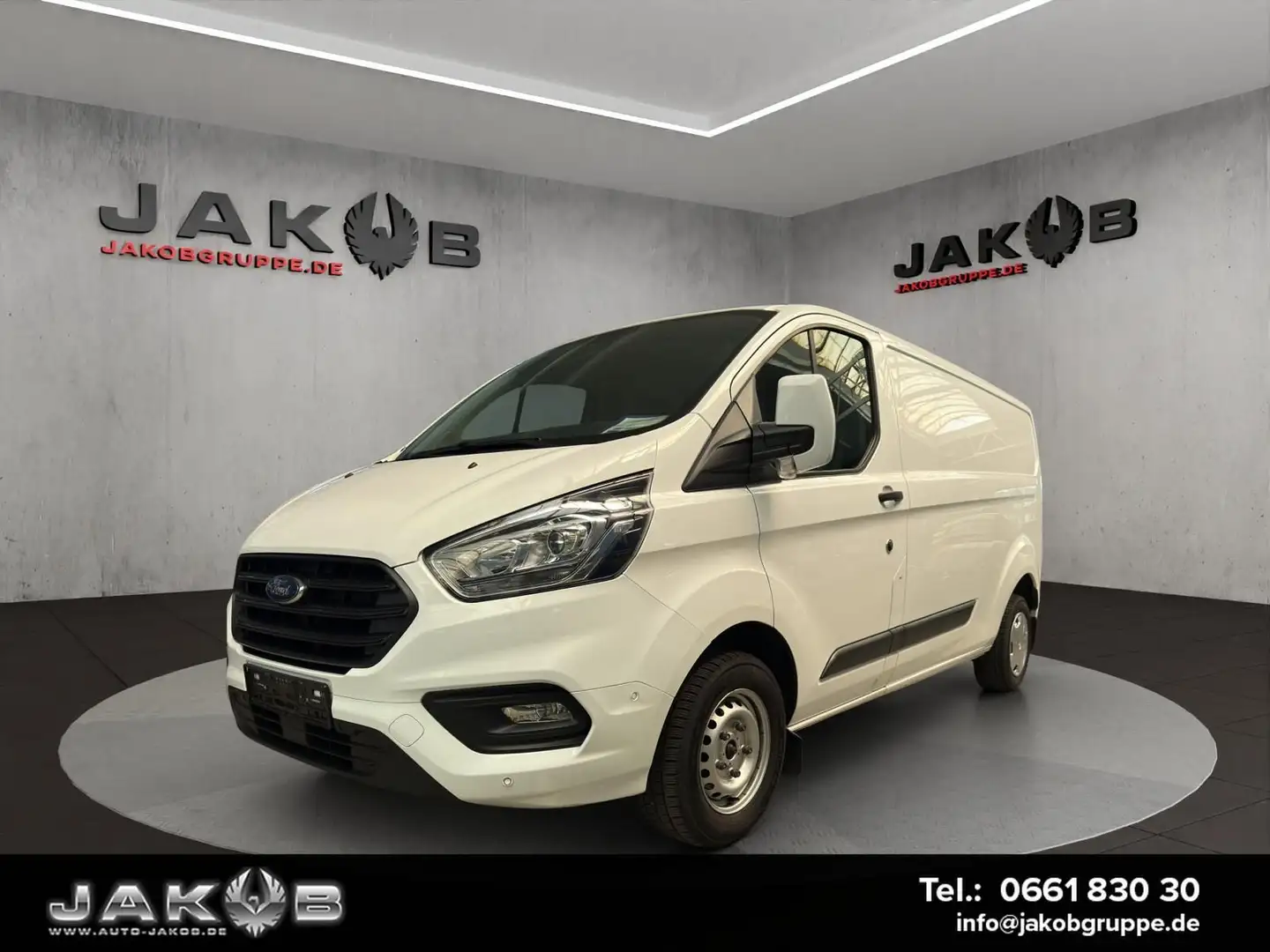 Ford Transit Custom 2.0 TDCi 300 L2H1 Trend+Scheck... Blanc - 1