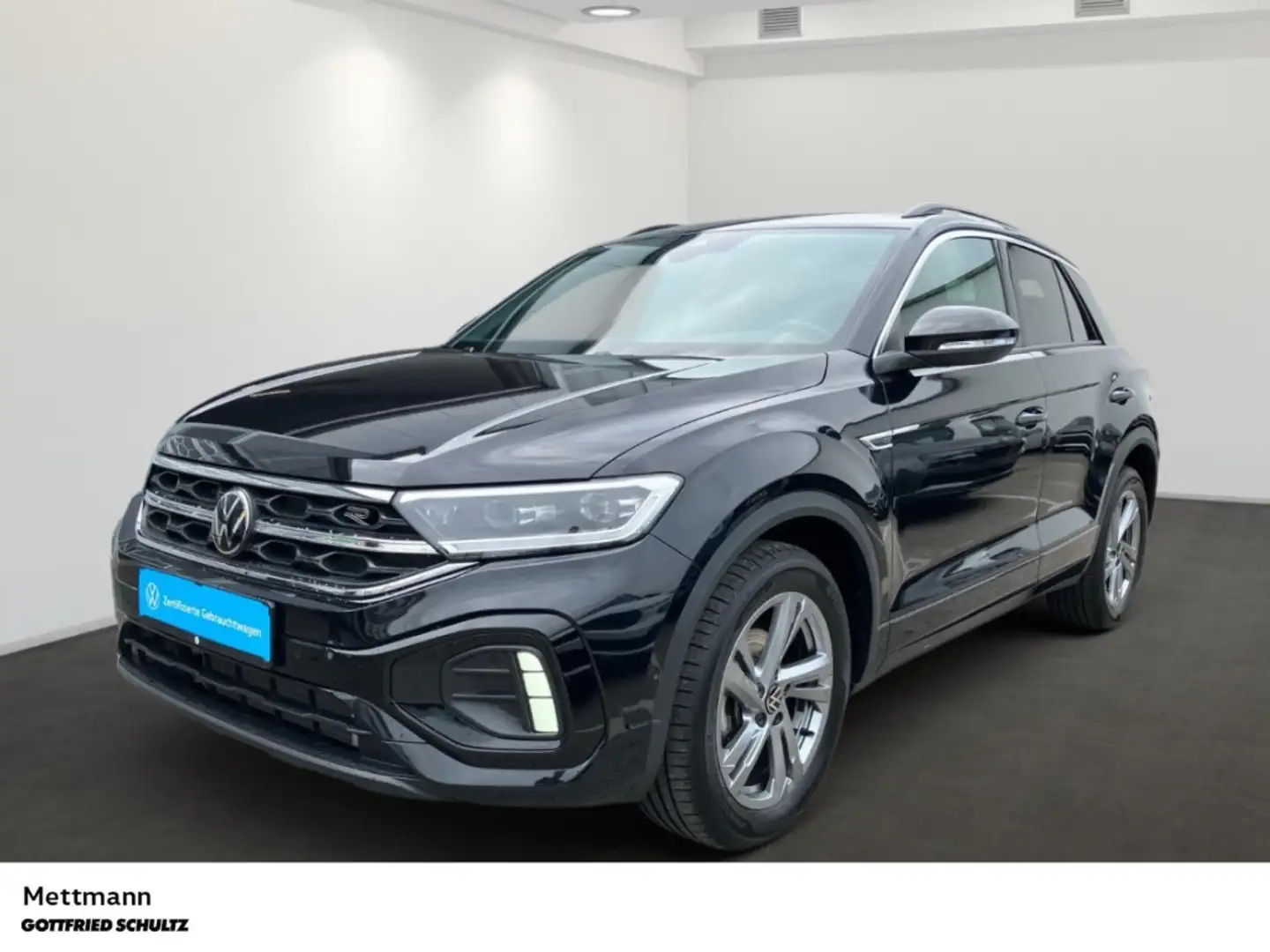 Volkswagen T-Roc 1.5 TSI R-Line DSG LED NAVI AHK KAMERA SHZ PDC LM Schwarz - 1