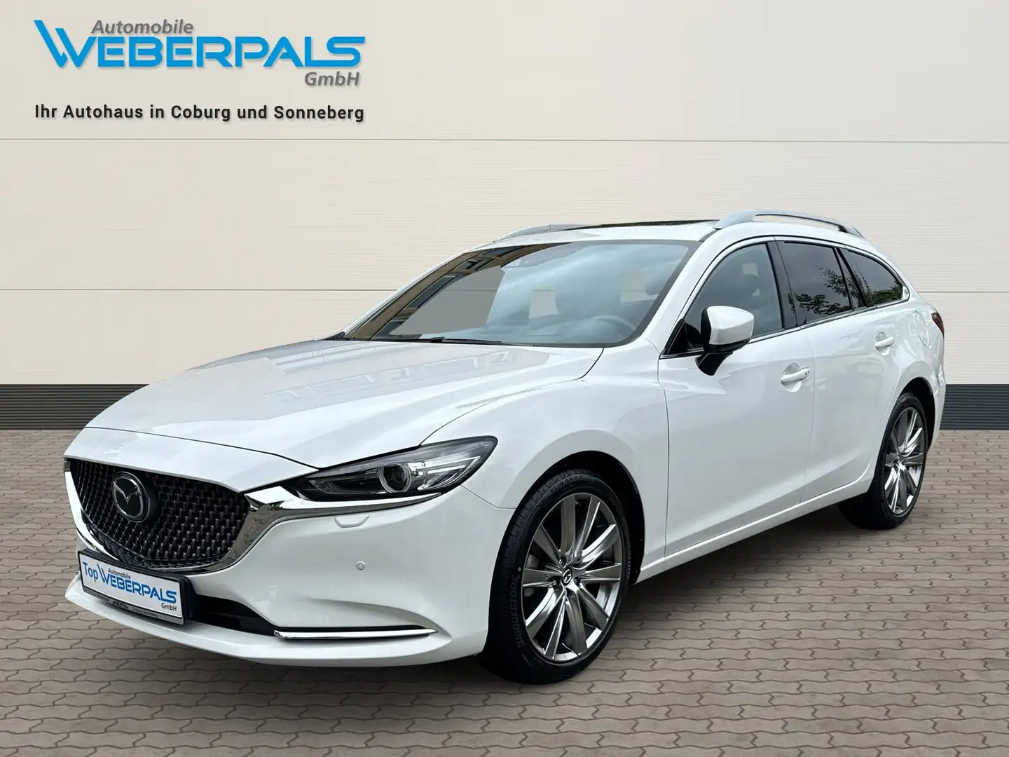 Mazda 6 Takumi-BOSE-SCHIEBEDACH-NAVI-360°KAMERA-MATRIX Weiß - 1