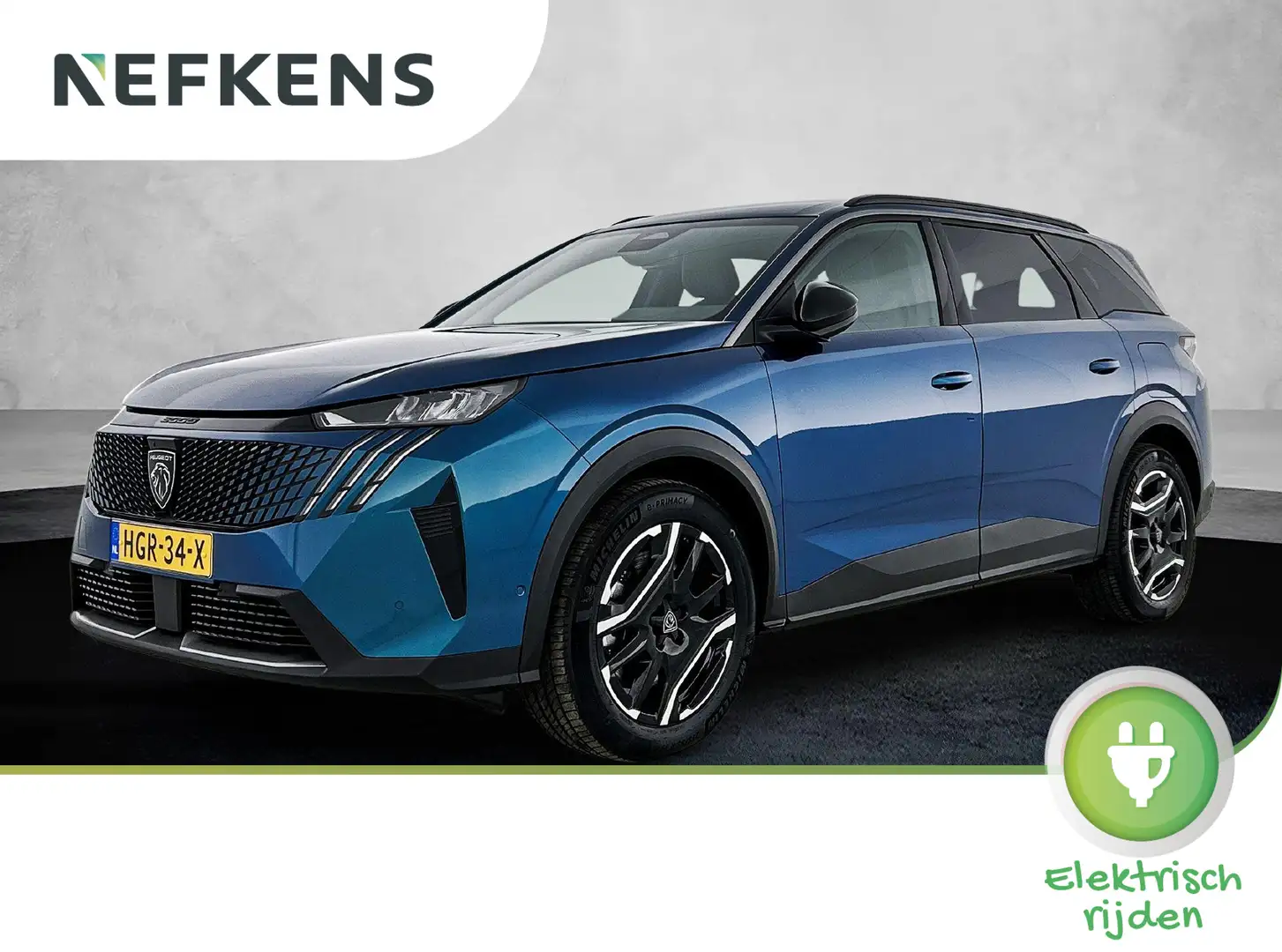 Peugeot 5008 e-5008 SUV Allure Avantage 73 kWh 210pk | Accu SOH Bleu - 1