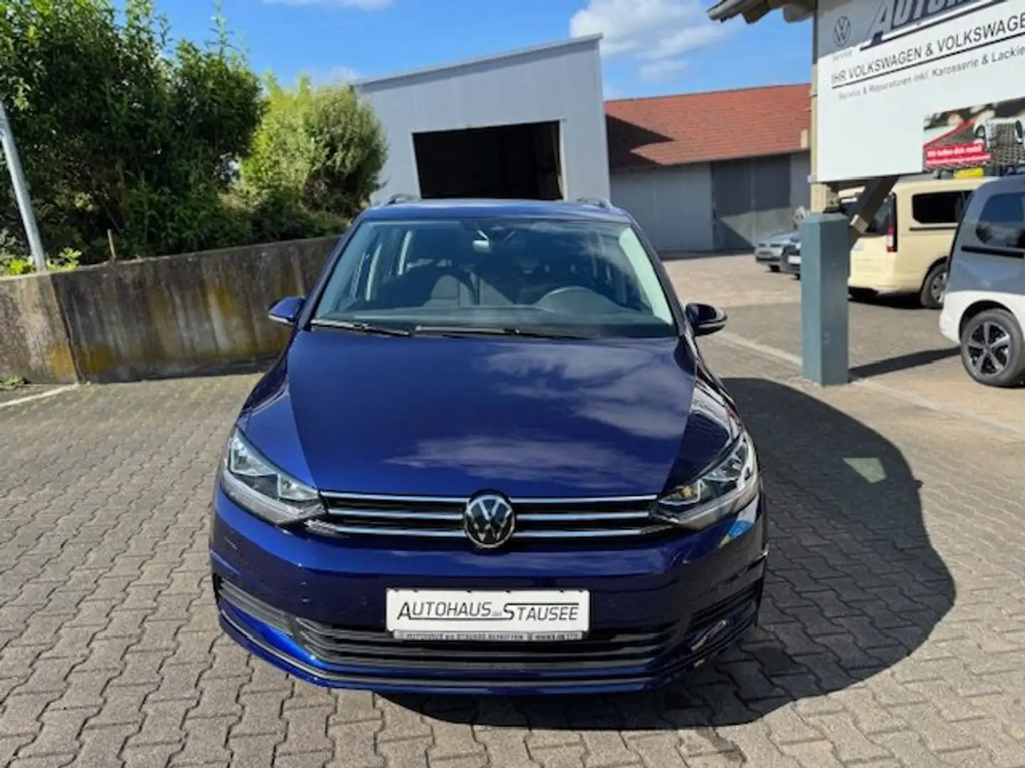 Volkswagen Touran 1.5TSI DSG Comfortline *Garantie*AHK*7 Sitze*RFK* Kék - 2