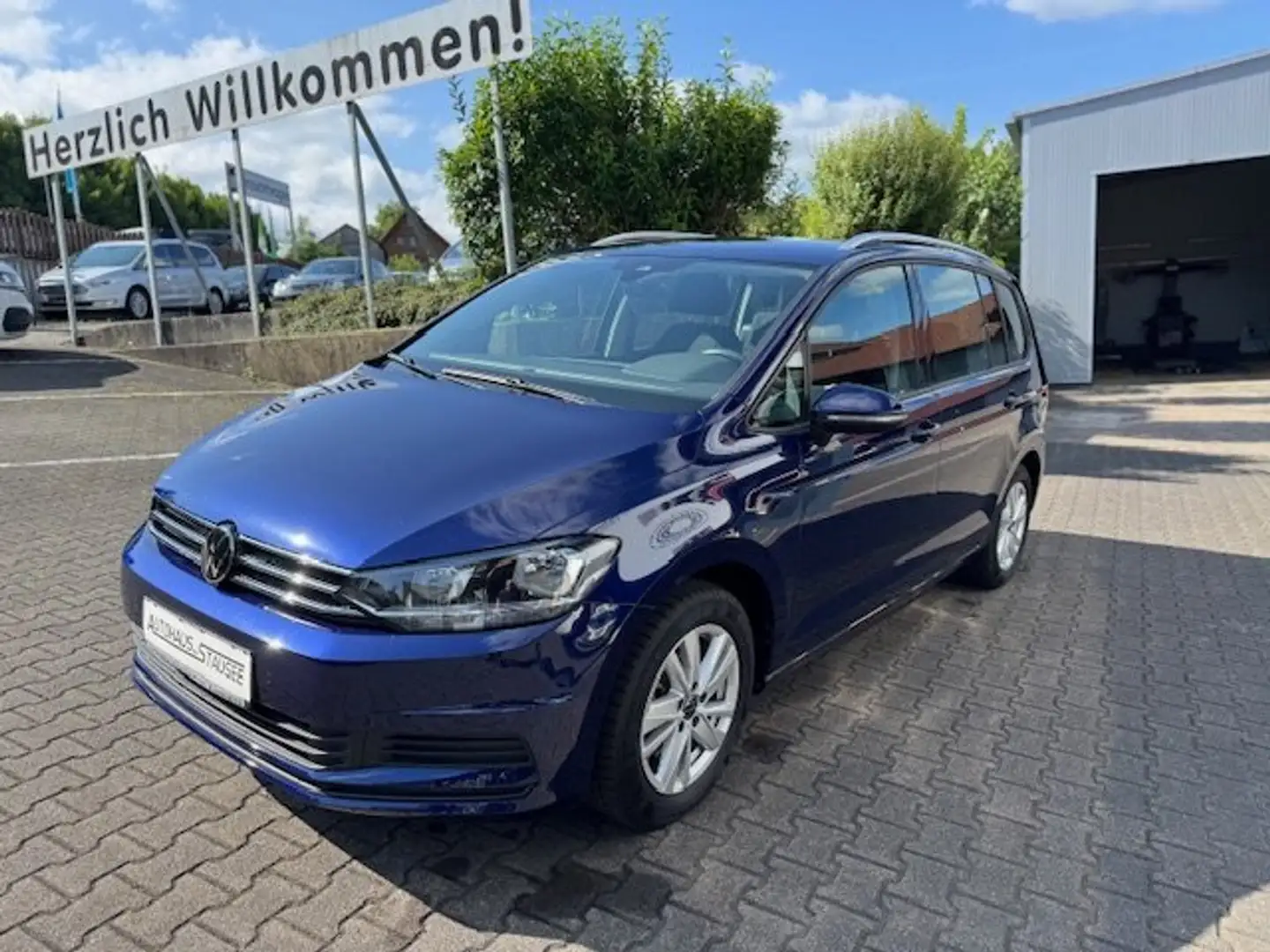Volkswagen Touran 1.5TSI DSG Comfortline *Garantie*AHK*7 Sitze*RFK* Kék - 1