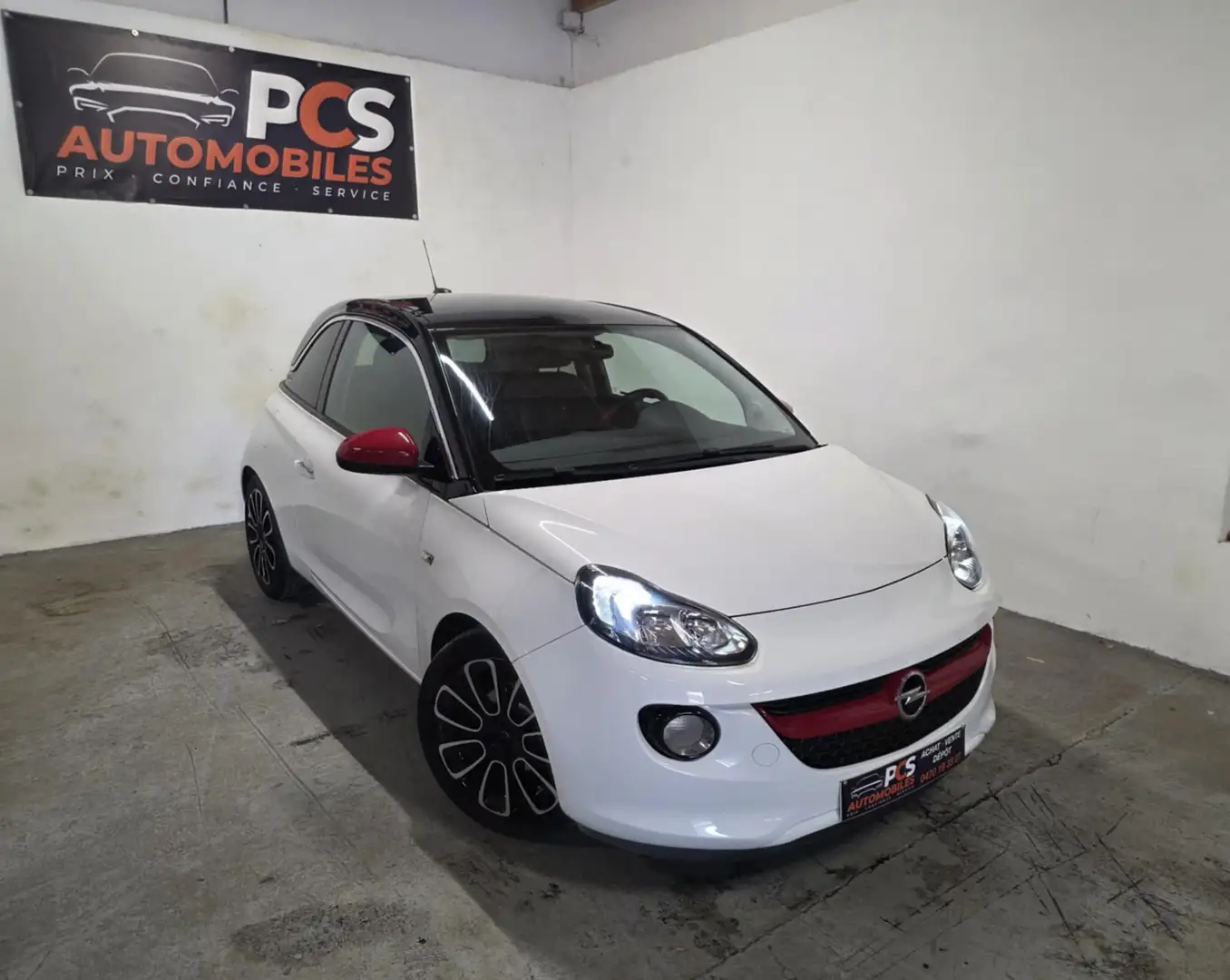 Opel Adam Adam 1.4i Easytronic*BLUETOOTH*SEMI CUIR*CLIM... Blanc - 1