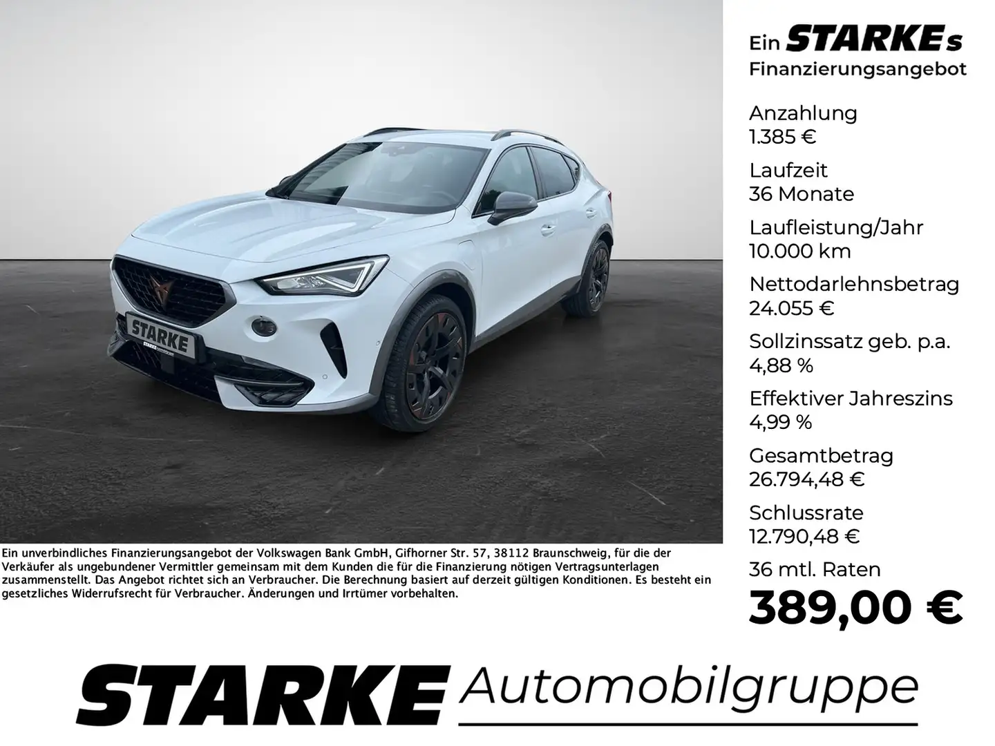 CUPRA Formentor VZ 1.4 TSI DSG eHybrid Weiß - 1