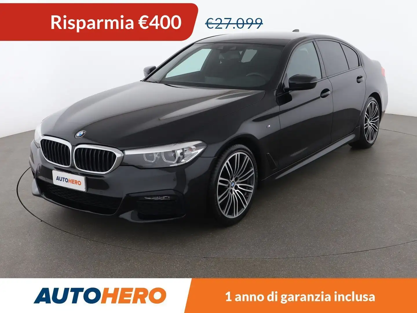 BMW 520 520d Msport aut. Fekete - 1