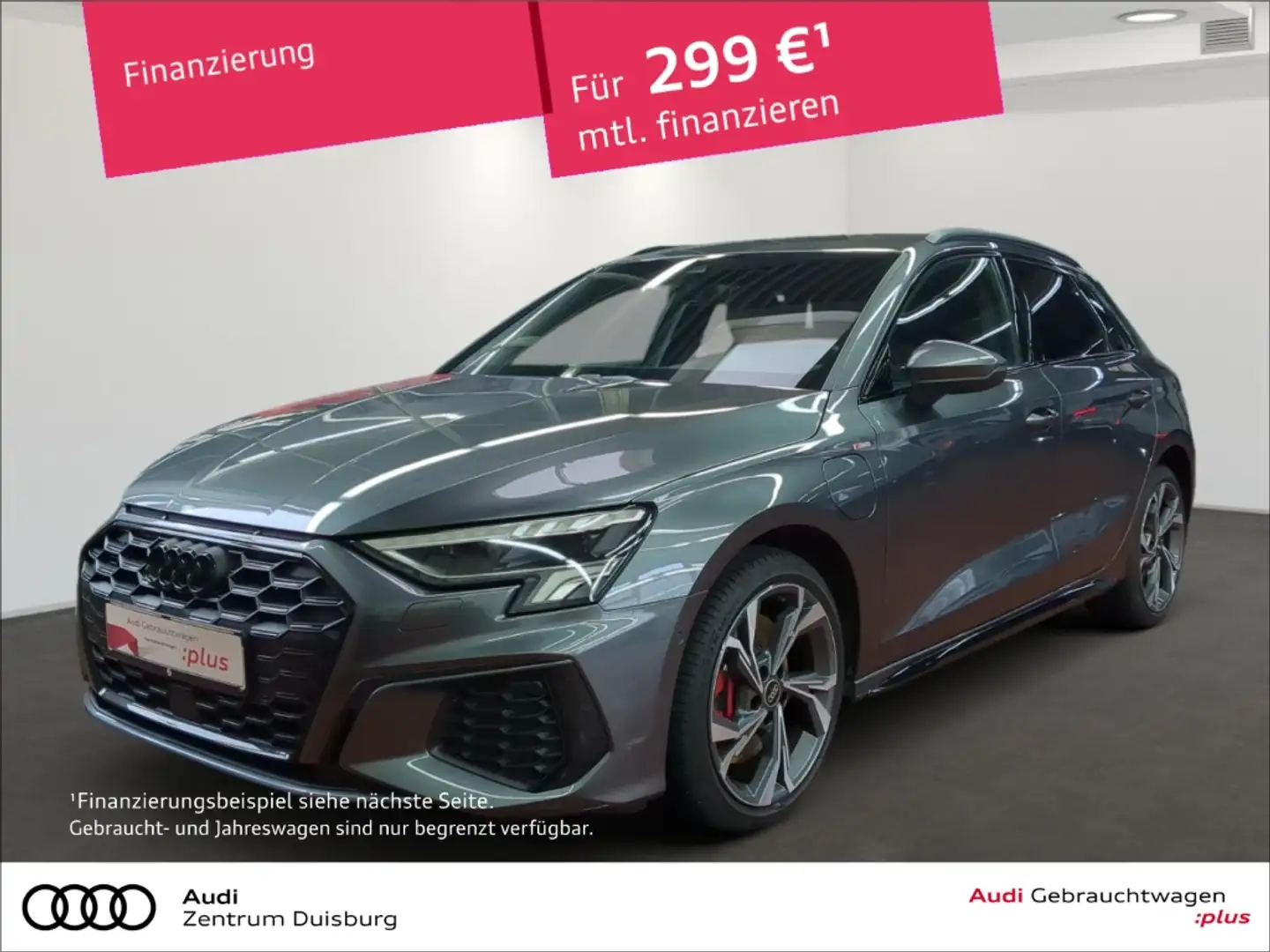 Audi A3 Sportback 45 TFSI e S line Navi Digitales Soundsys Grau - 1