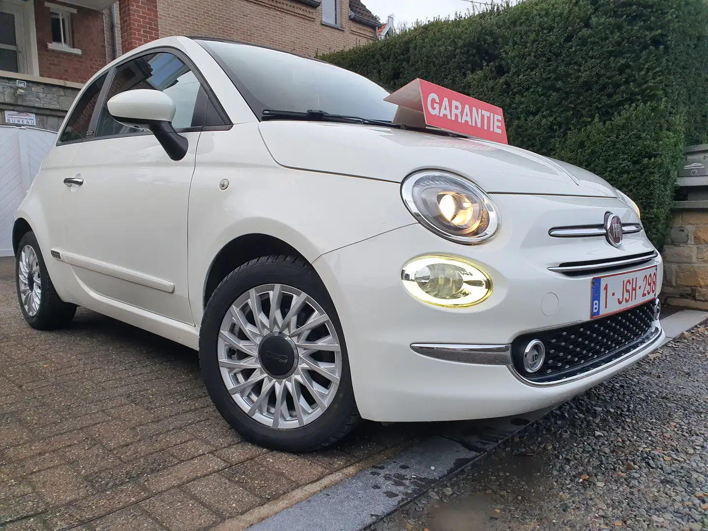 Fiat 500C 1.0i/EURO6D/CABRIO/GPS/GARANTIE Blanc - 2