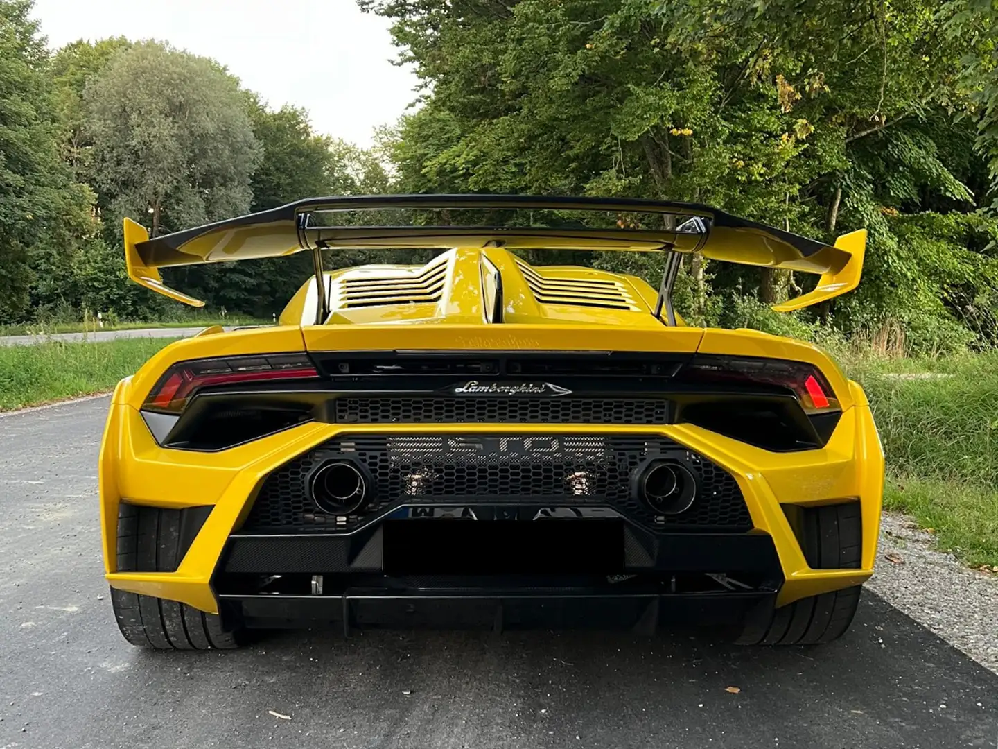 Lamborghini Huracán STO l AKRA l KÄFIG l KOMPLETT VOLL l WIE NEU Gelb - 2