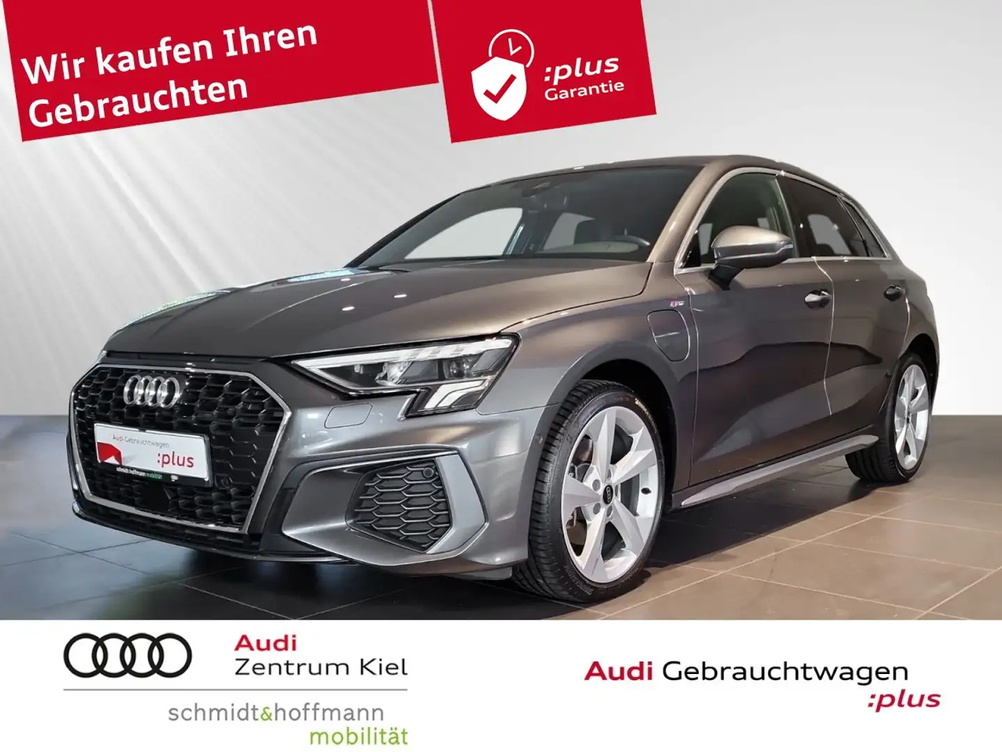 Audi A3 Sportback 40 TFSI e S-line S-tronic AHK LED Klima Gris - 1