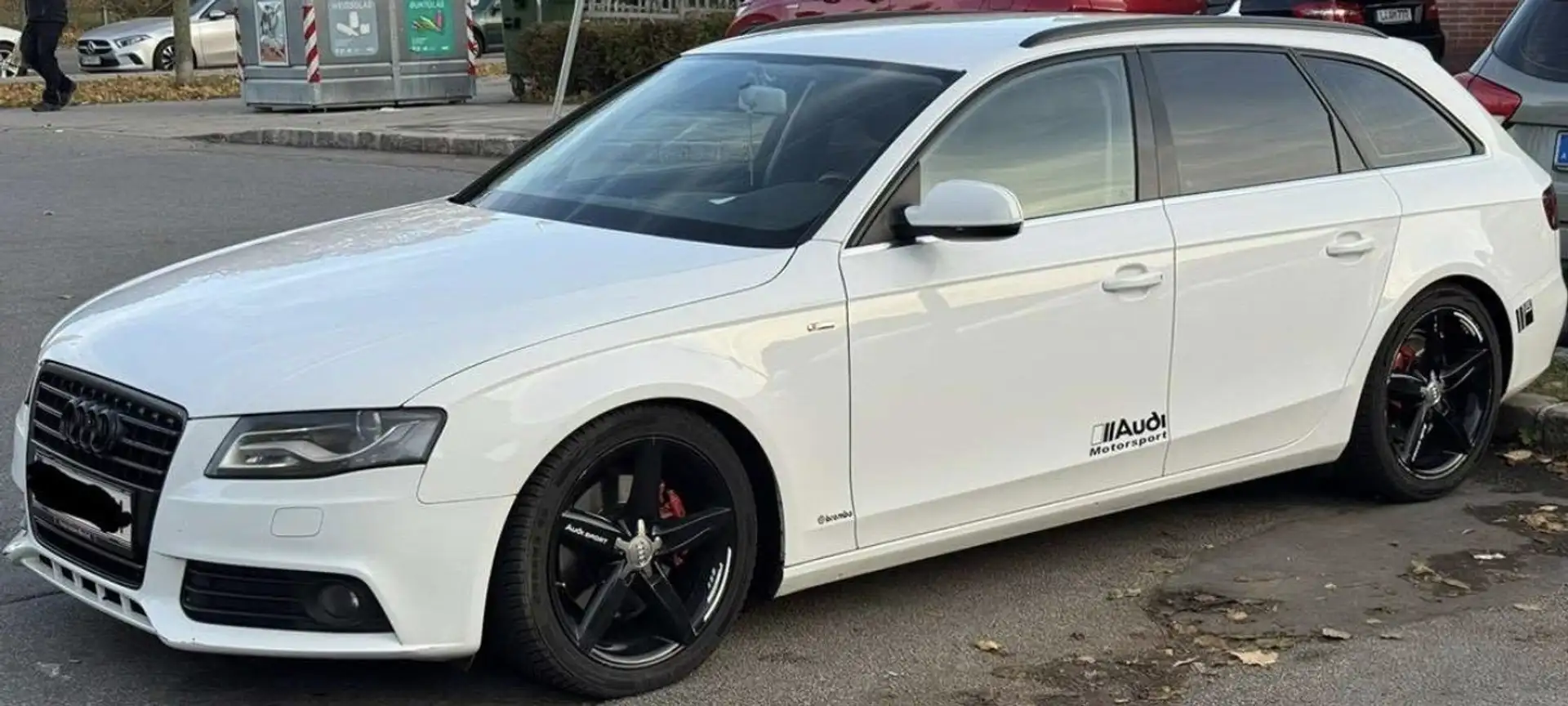 Audi A4 Avant 2.0 TDI DPF multitronic S line Sportpaket (p Weiß - 2