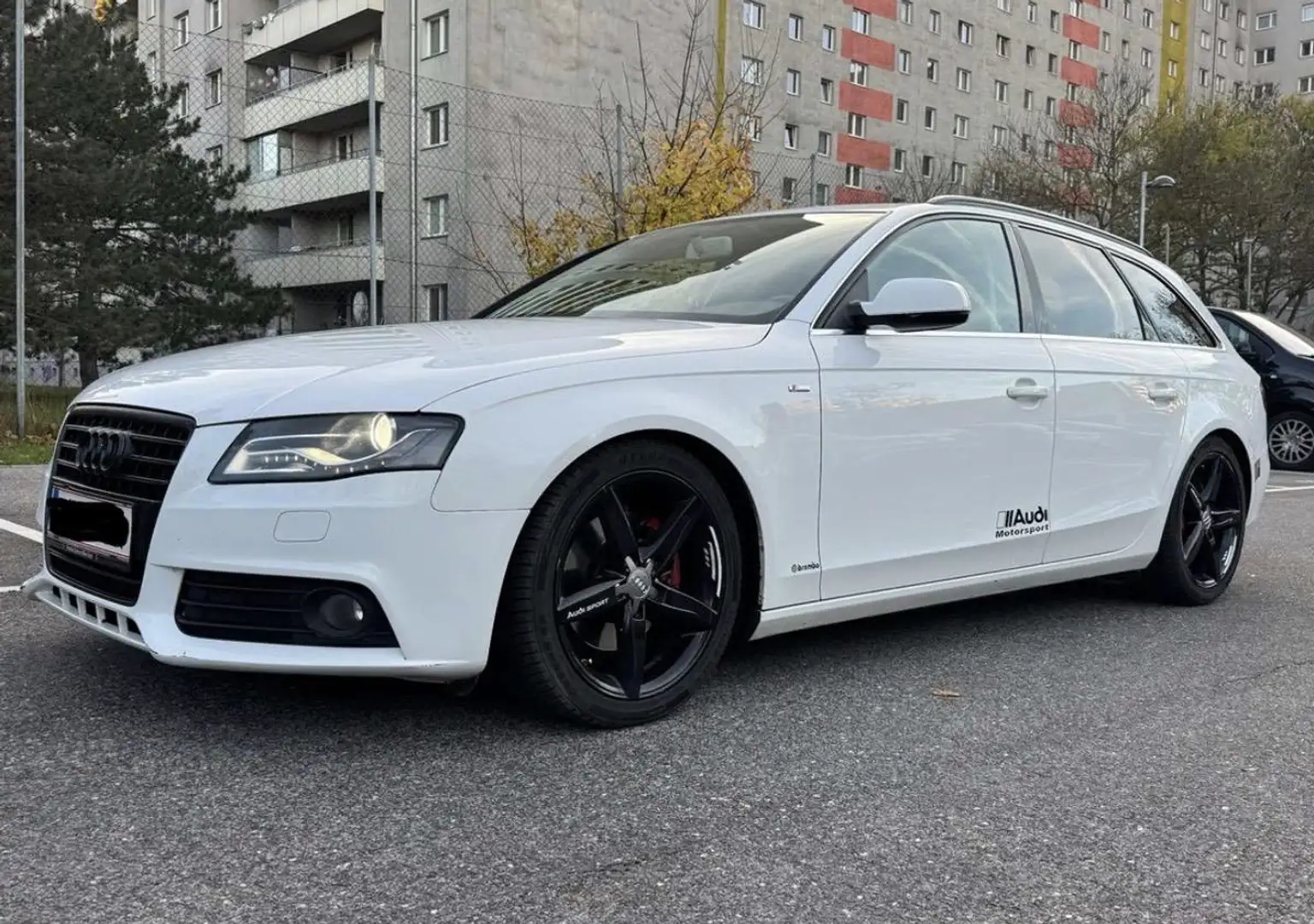 Audi A4 Avant 2.0 TDI DPF multitronic S line Sportpaket (p Weiß - 1