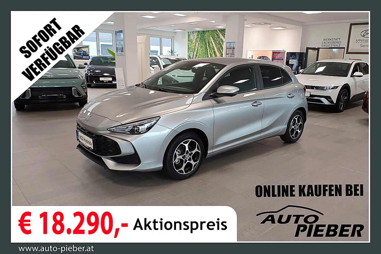 MG MG3 1,5 Hybrid+ Luxury *LAGERFAHRZEUG* Silber - 1