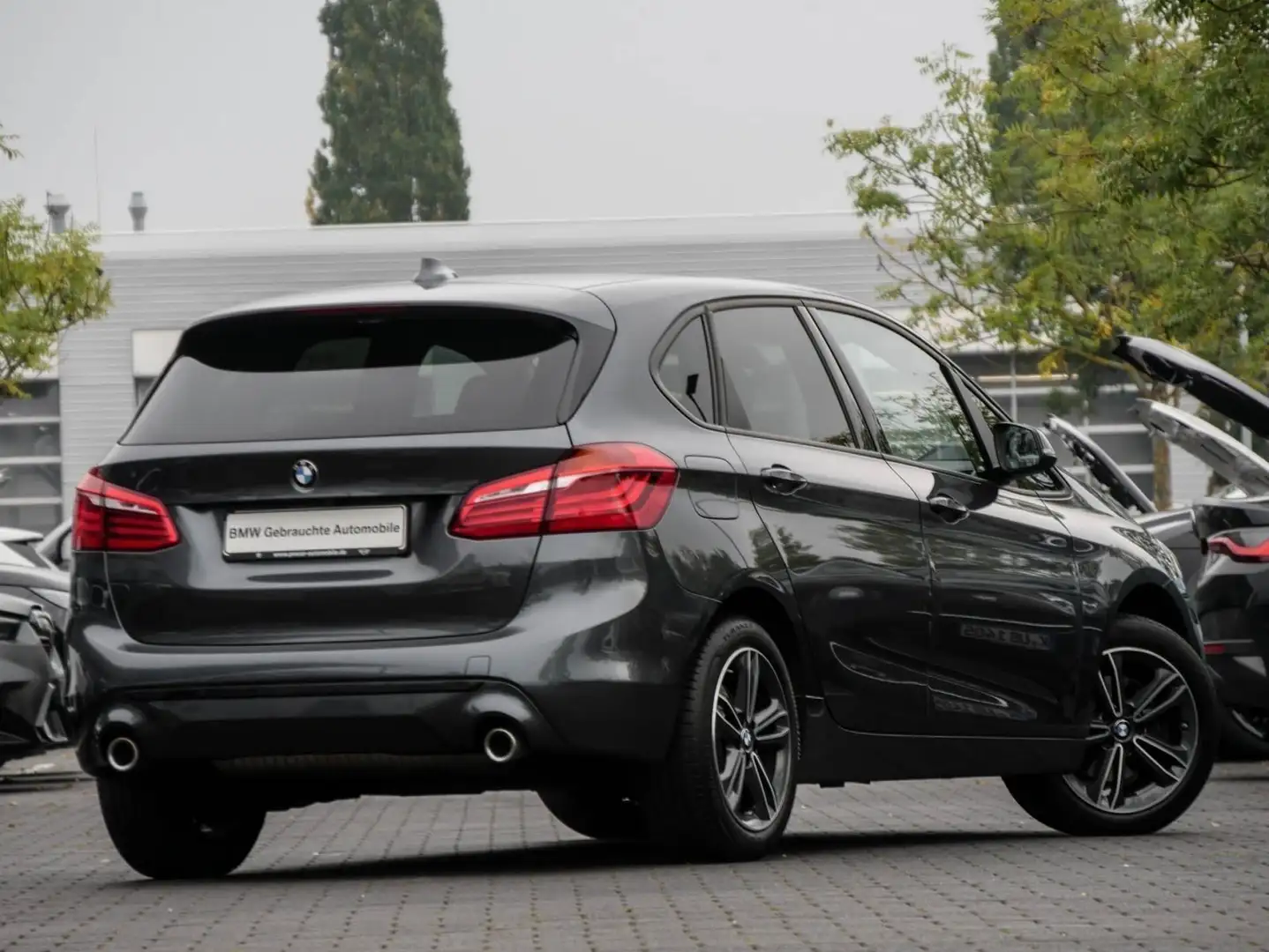 BMW 220 i  Sport Line HUD ACC RFK NAVI LED PDC V+H Gris - 2