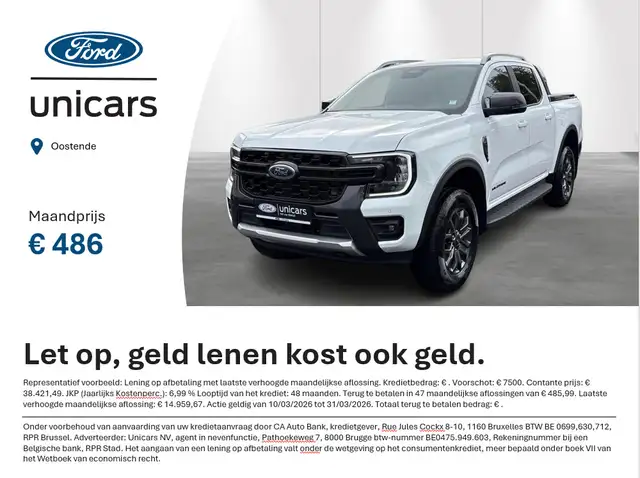 Ford Ranger 2.0 EcoBlue 151kW Aut. 4x4 Wildtrak