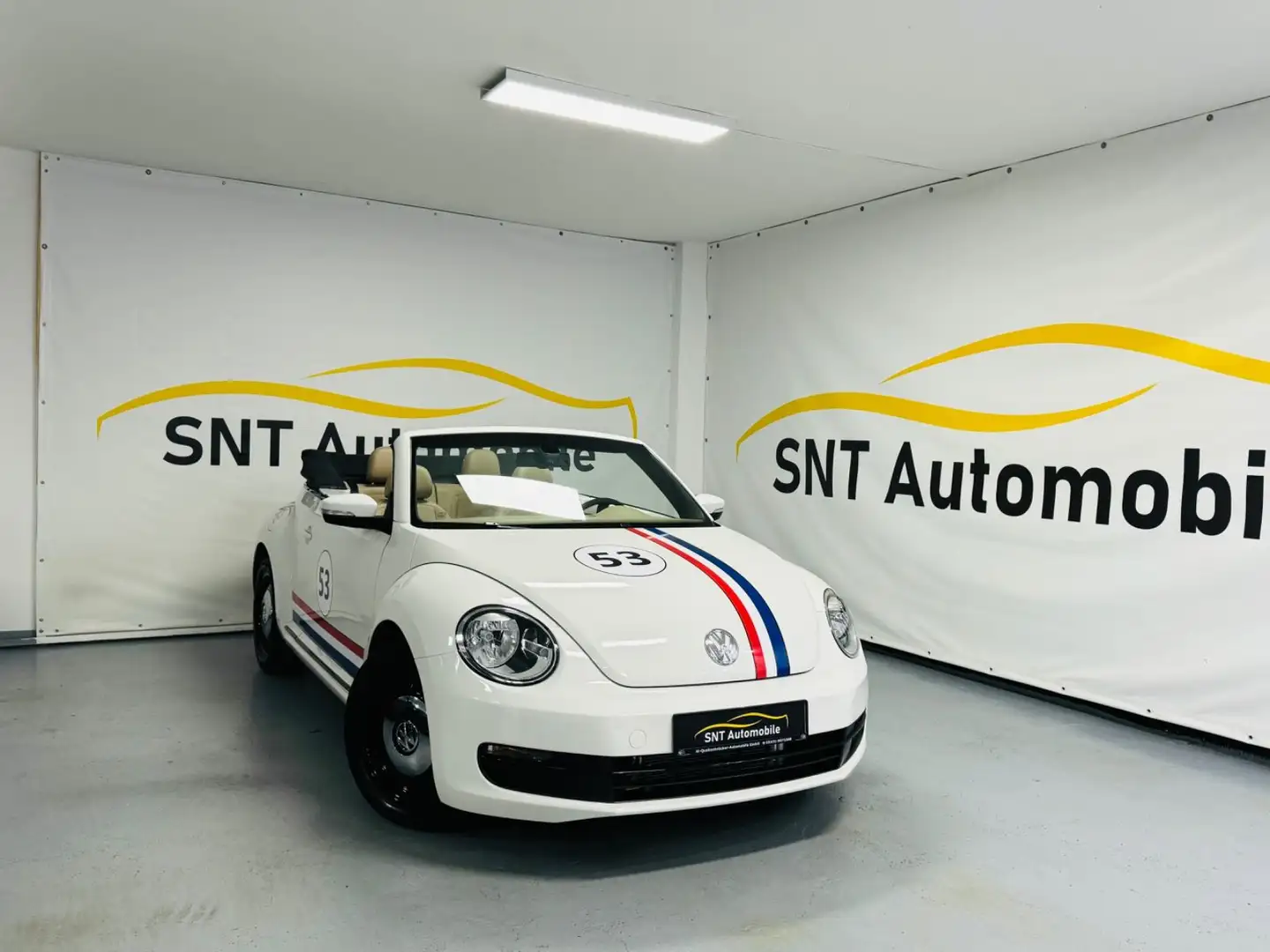 Volkswagen Beetle 2.5 Leder Navi Automatik Cabriolet Weiß - 1