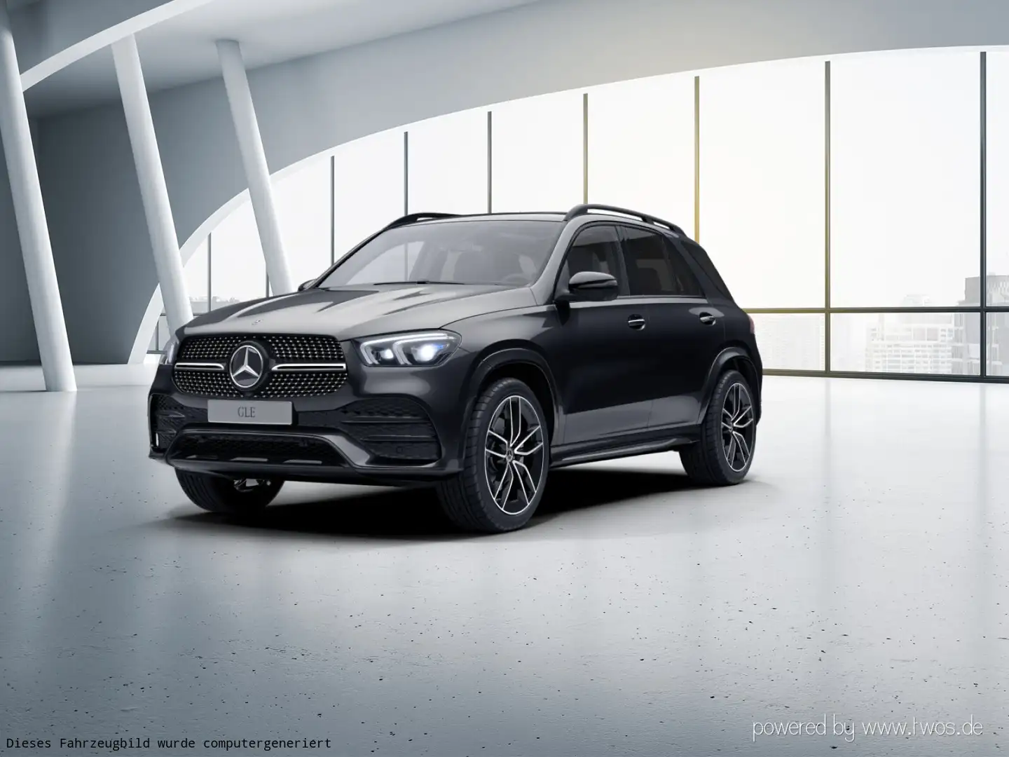 Mercedes-Benz GLE 450 GLE 450 4M AMG PanoD Distro 360Kam Multibeam AHK Schwarz - 2