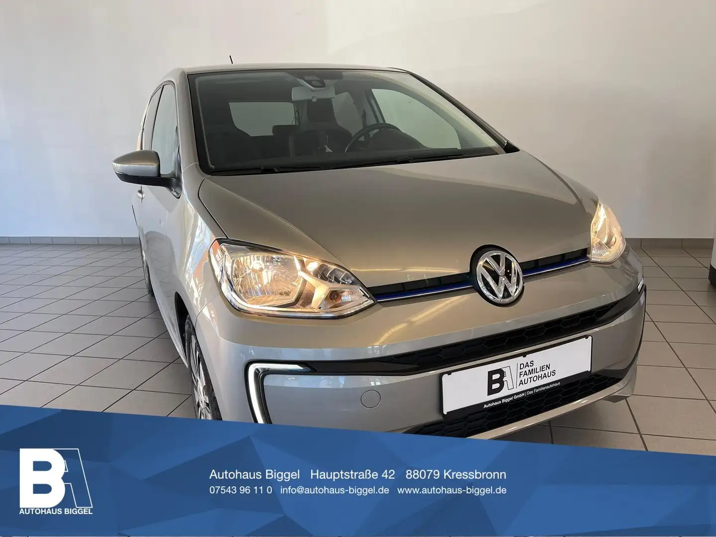 Volkswagen e-up! high,82PS CCS, RFK, SHZ, BEH. SCHEIBE,GSR Argintiu - 1