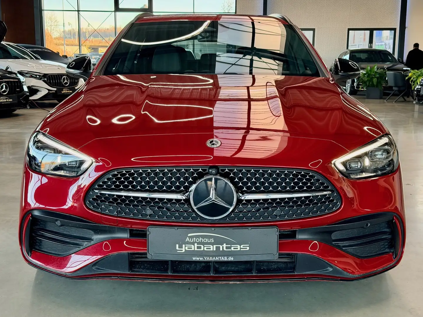 Mercedes-Benz C 180 T AMG Night 360°-K Distronic KEYLESS-GO ZHZ Memory Rot - 2