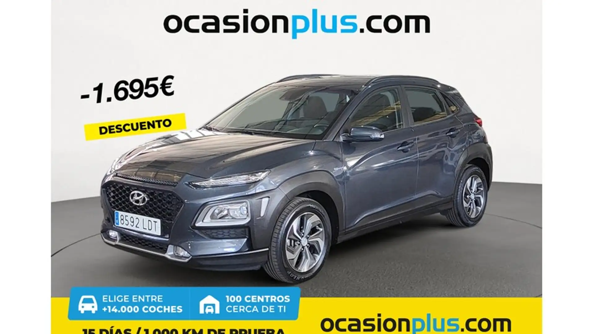 Hyundai KONA HEV 1.6 GDI DT Klass Grau - 1