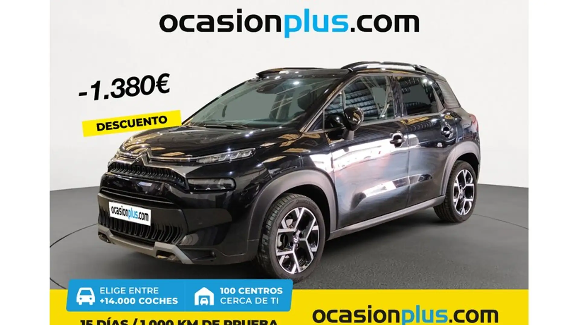 Citroen C3 Aircross Puretech S&S Max 110 Zwart - 1