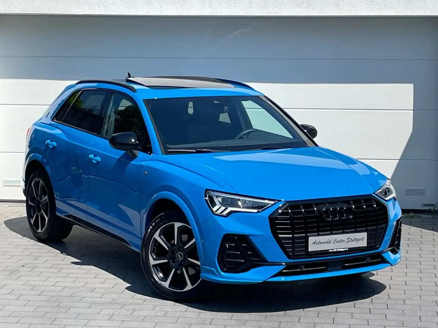 Audi Q3 35 S line OPTIK-BLACK+/ROTOR-19"/PANO/ACC/AHK Bleu - 2