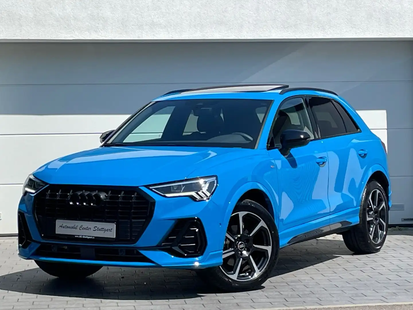 Audi Q3 35 S line OPTIK-BLACK+/ROTOR-19"/PANO/ACC/AHK Bleu - 1