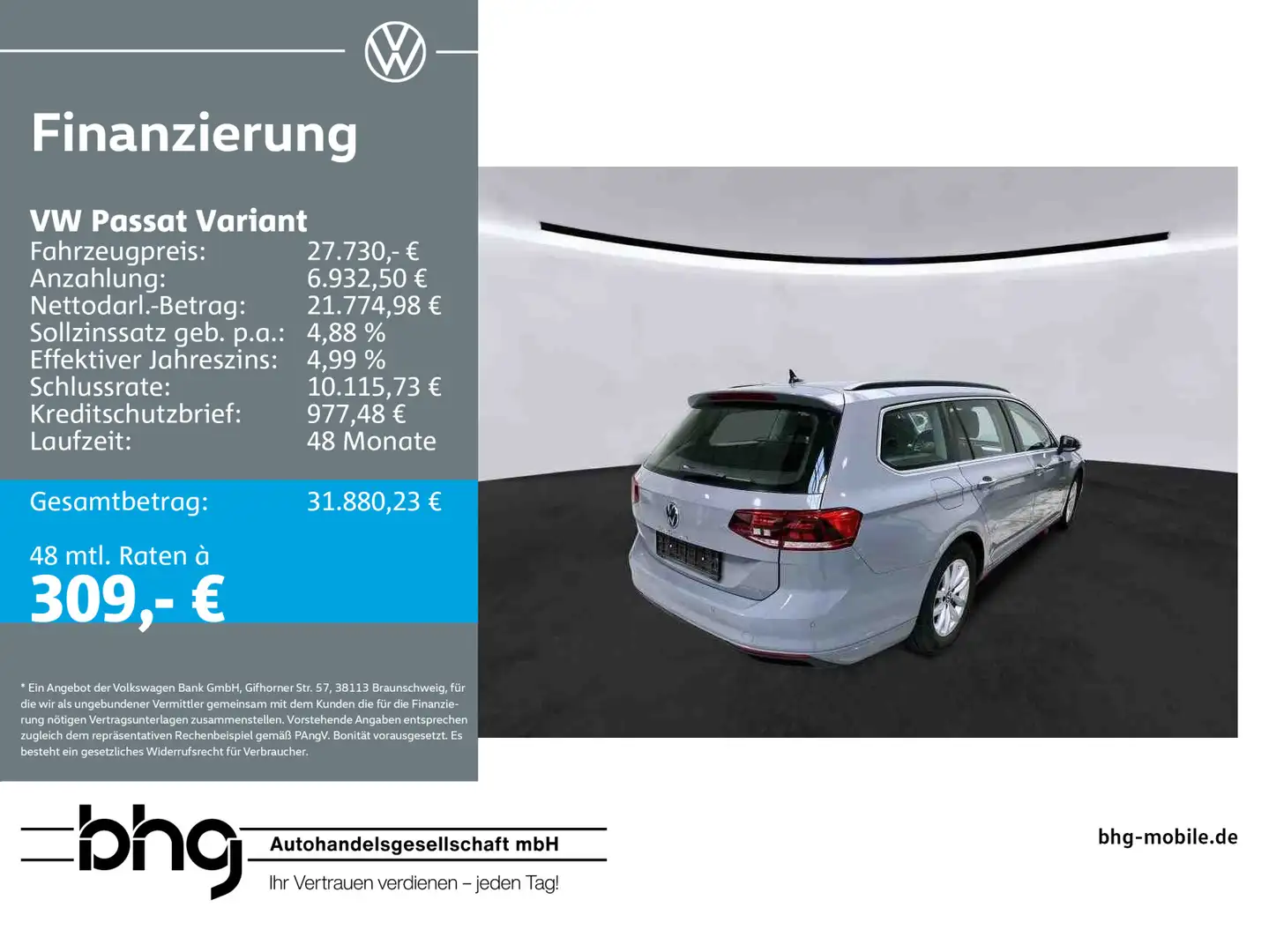 Volkswagen Passat Variant 1.5 TSI OPF DSG Business Gris - 1