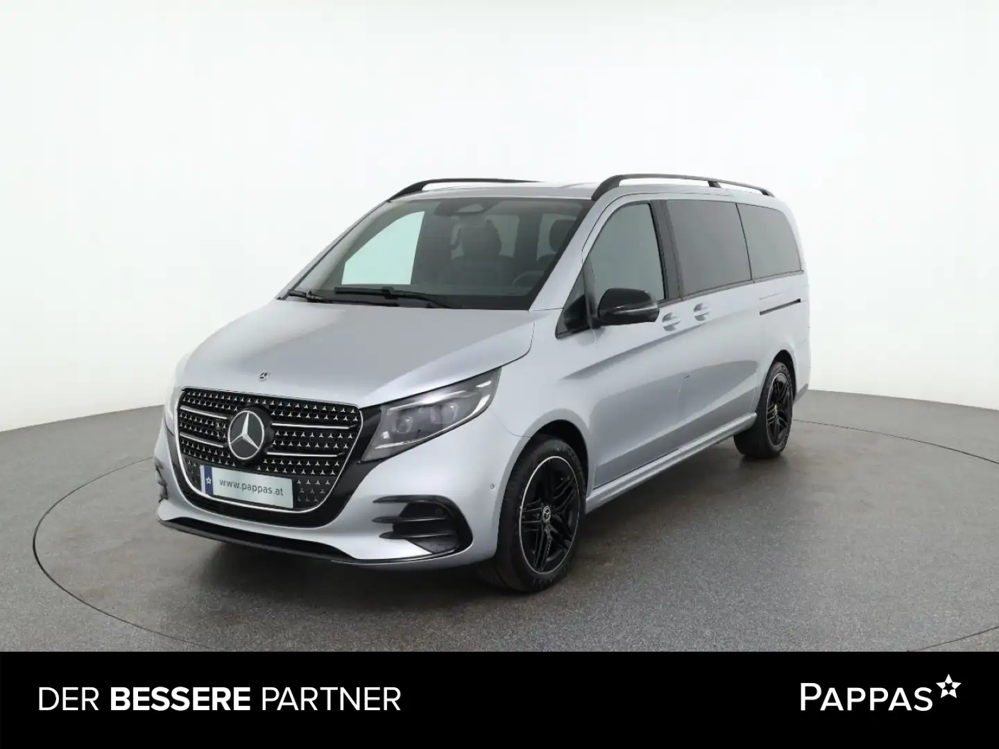 Mercedes-Benz V 300 d 4MATIC AVANTGARDE Lang AHK 2,5t 7 Sitze Silber - 1