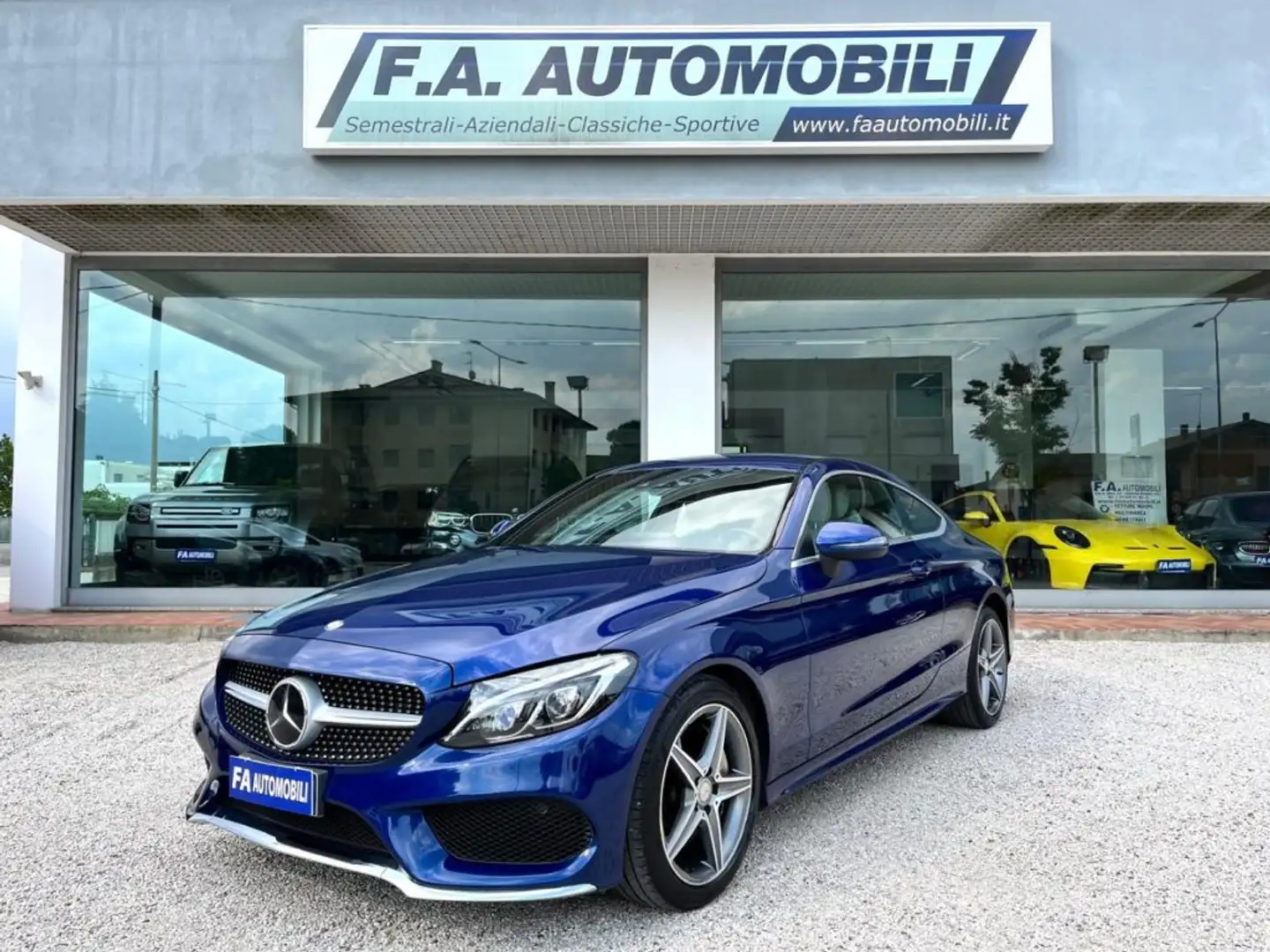 Mercedes-Benz C 250 d Automatic Coupé Premium AMG+DISTRONIC PLUS Blu/Azzurro - 1