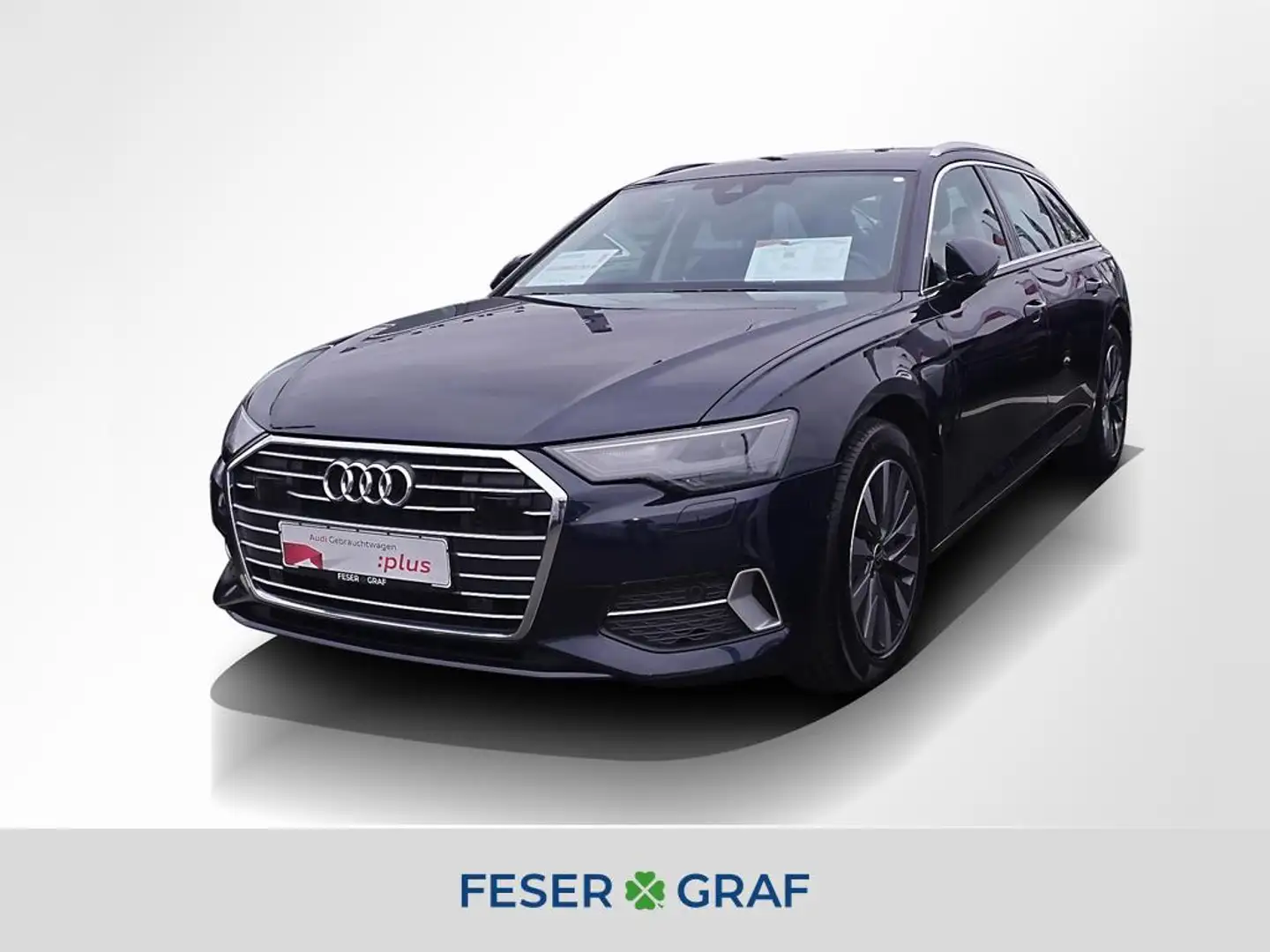 Audi A6 Avant 40 TDI sport ACC AHK LED Navi RüKa 18" Blau - 1