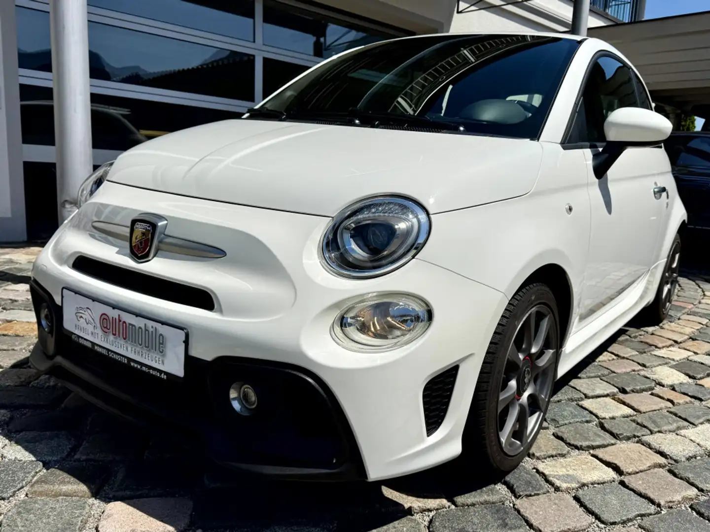 Abarth 595 1.4T-Jet|PDC|Navi|Klima|1.Hand|unfallfrei!! Blanc - 1
