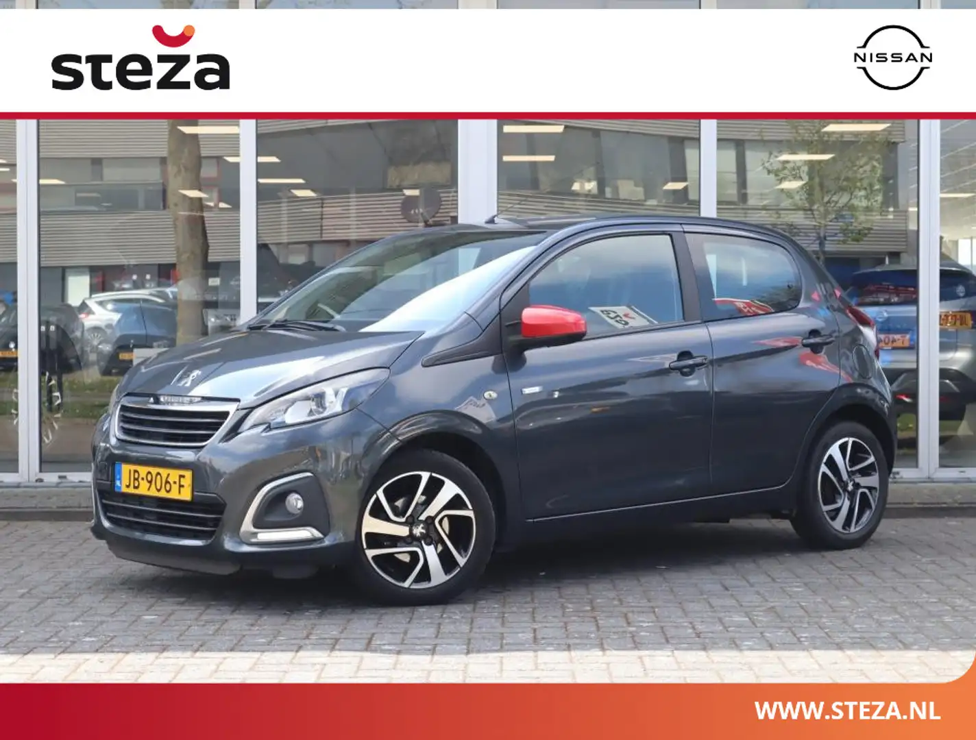 Peugeot 108 1.0 e-VTi Envy / Airco / Bluetooth Grijs - 1
