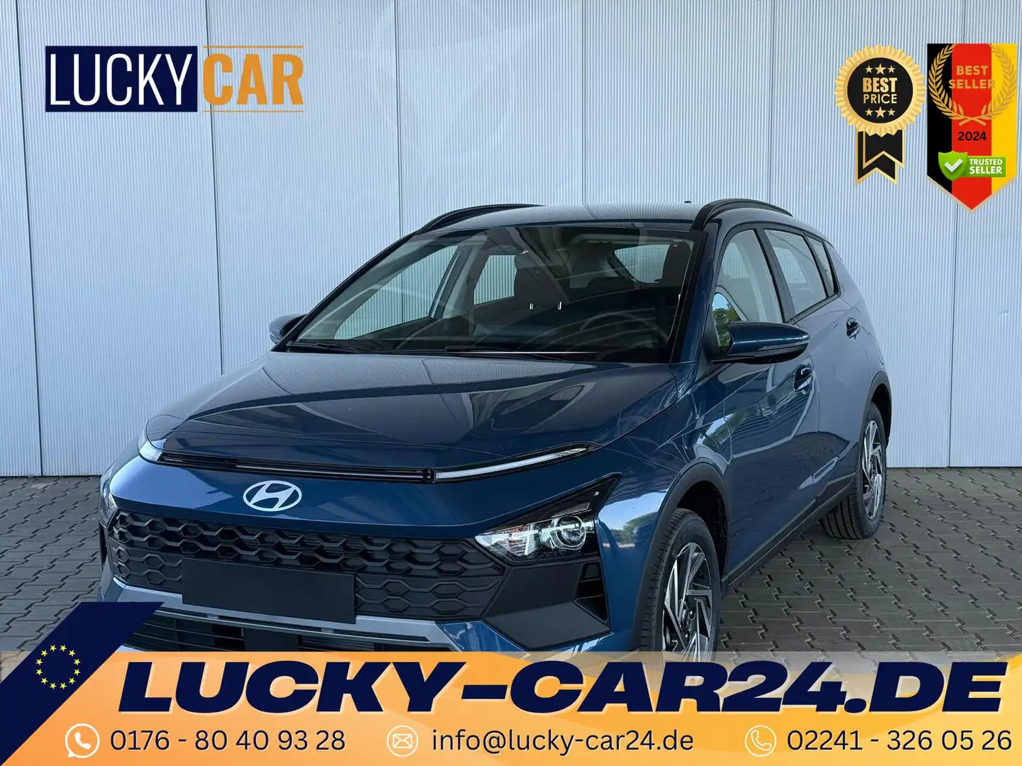 Hyundai BAYON 1,2 MPI Wave 5MT + Sitz & Lenkr. Heiz / Navi PD... Blau - 1