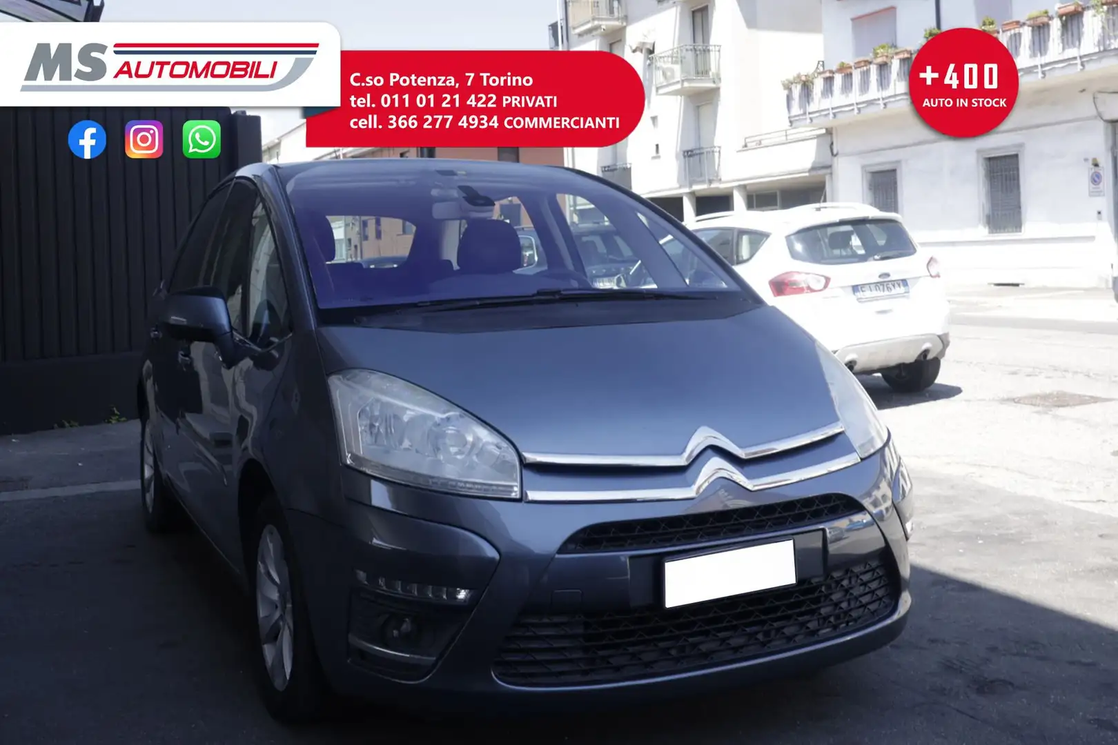 Citroen C4 Picasso Citroën C4 Picasso 1.6 e-HDi 90 airdream ETG6 Sed Gris - 1