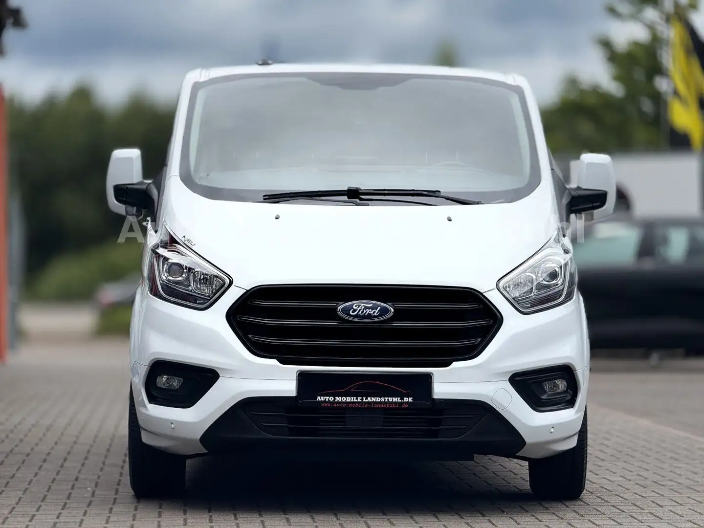 Ford Transit Custom TRANSIT*CUSTOM*PDC*LEDER*CARPLAY*AHK*KLIMATR*LED Blanc - 2