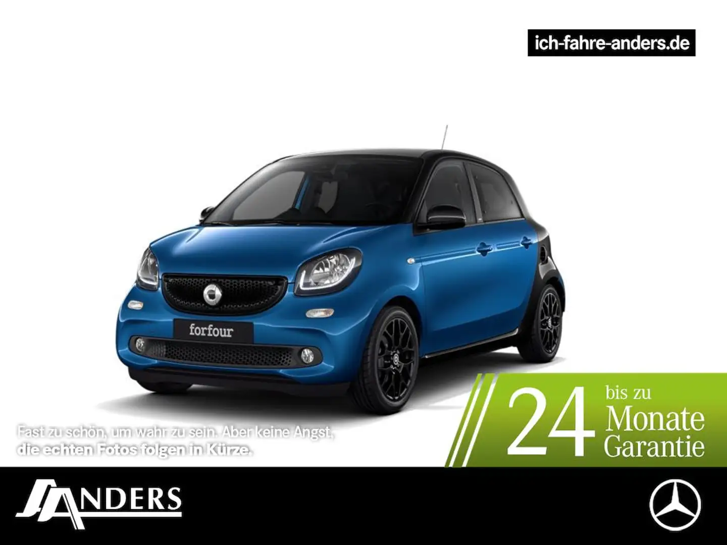 smart forFour 52 kW twinamic Prime+Cool&Audio+Sport+P. Azul - 1