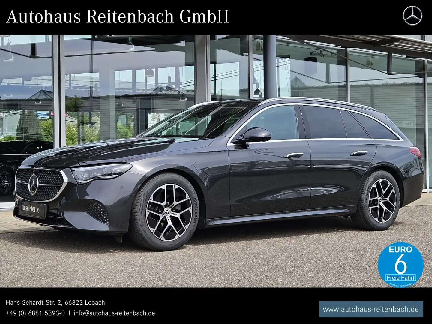Mercedes-Benz E 220 E220d T AVANTGARDE+DISTR STANDHZ+BURMEST+HUD+AHK Grau - 1