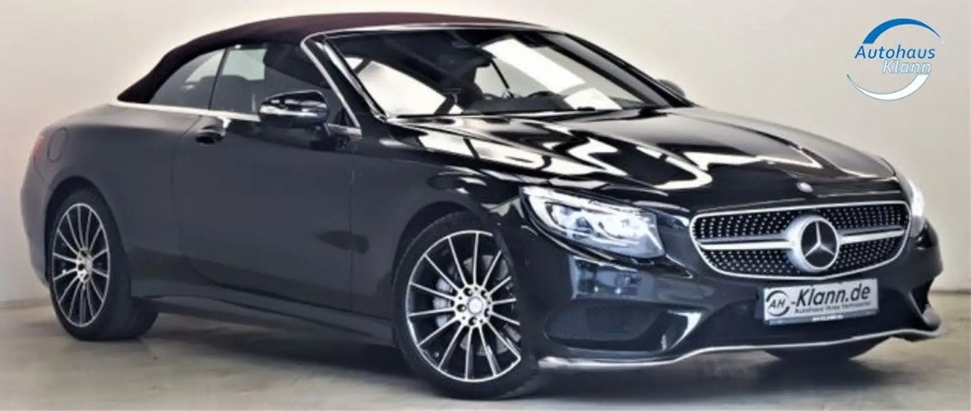 Mercedes-Benz S 500 Cabrio 455PS AMG designo Burmest 1Hand Siyah - 1