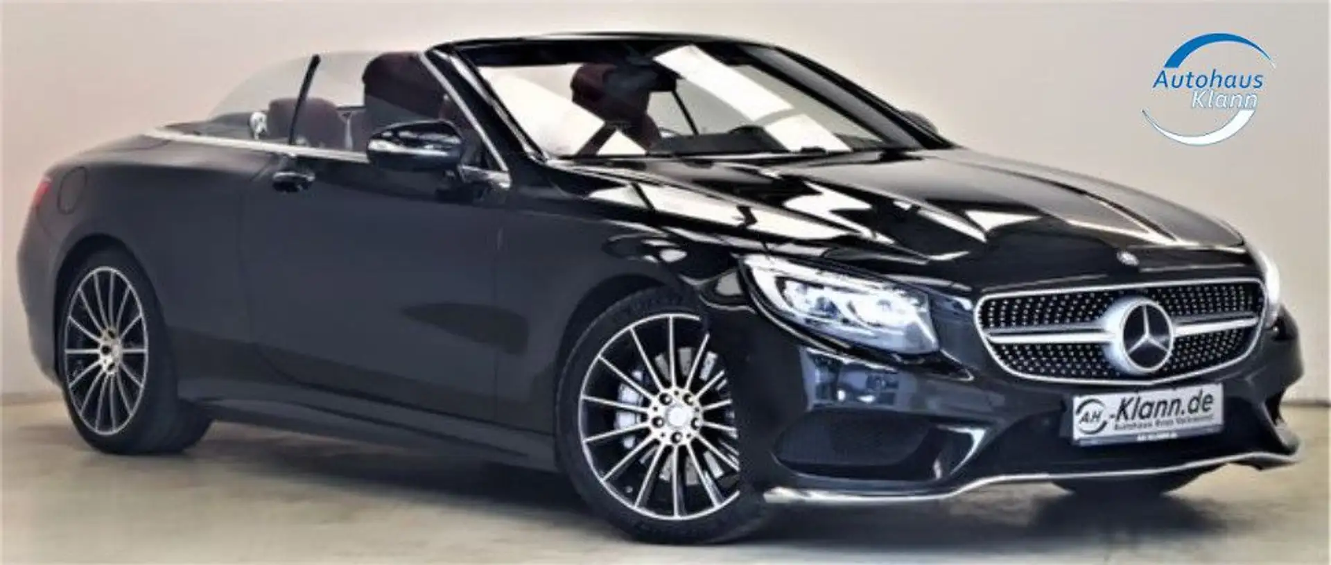 Mercedes-Benz S 500 Cabrio 455PS AMG designo Burmest 1Hand Siyah - 2