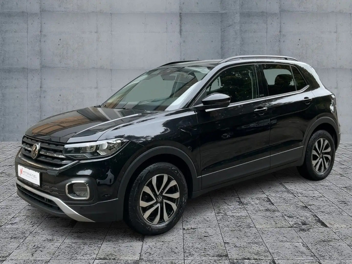 Volkswagen T-Cross 1.0 TSI LIFE NAVI+2xPDC+ACC+SHZ+DAB+ Zwart - 2