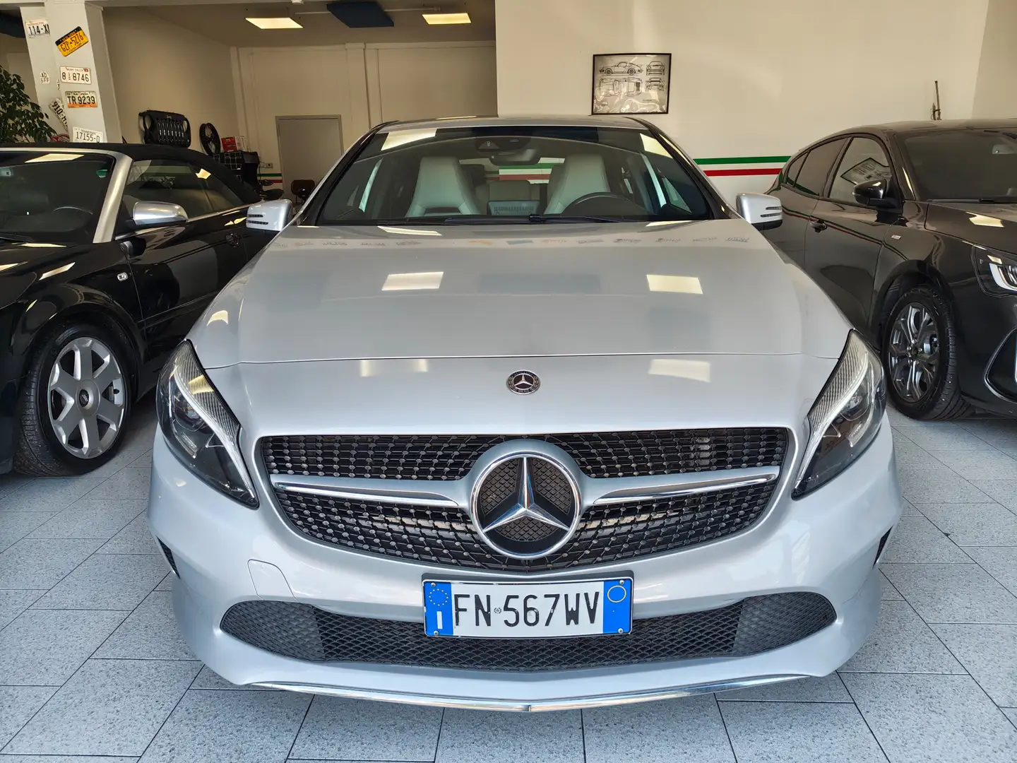 Mercedes-Benz A 180 d Sport AUTOMATICA NEOPATENTATI Argento - 2